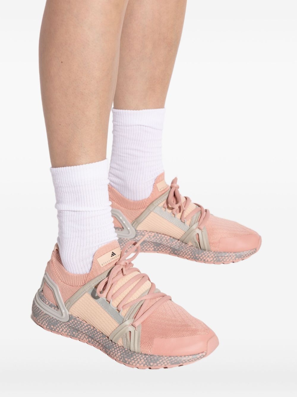 knit-panelled sneakers - 5