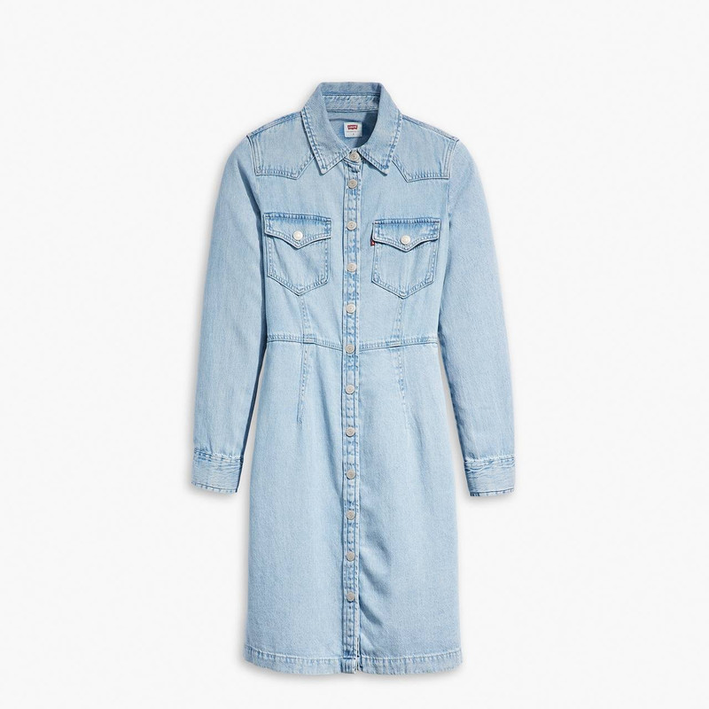 OTTO WESTERN DENIM DRESS - 1