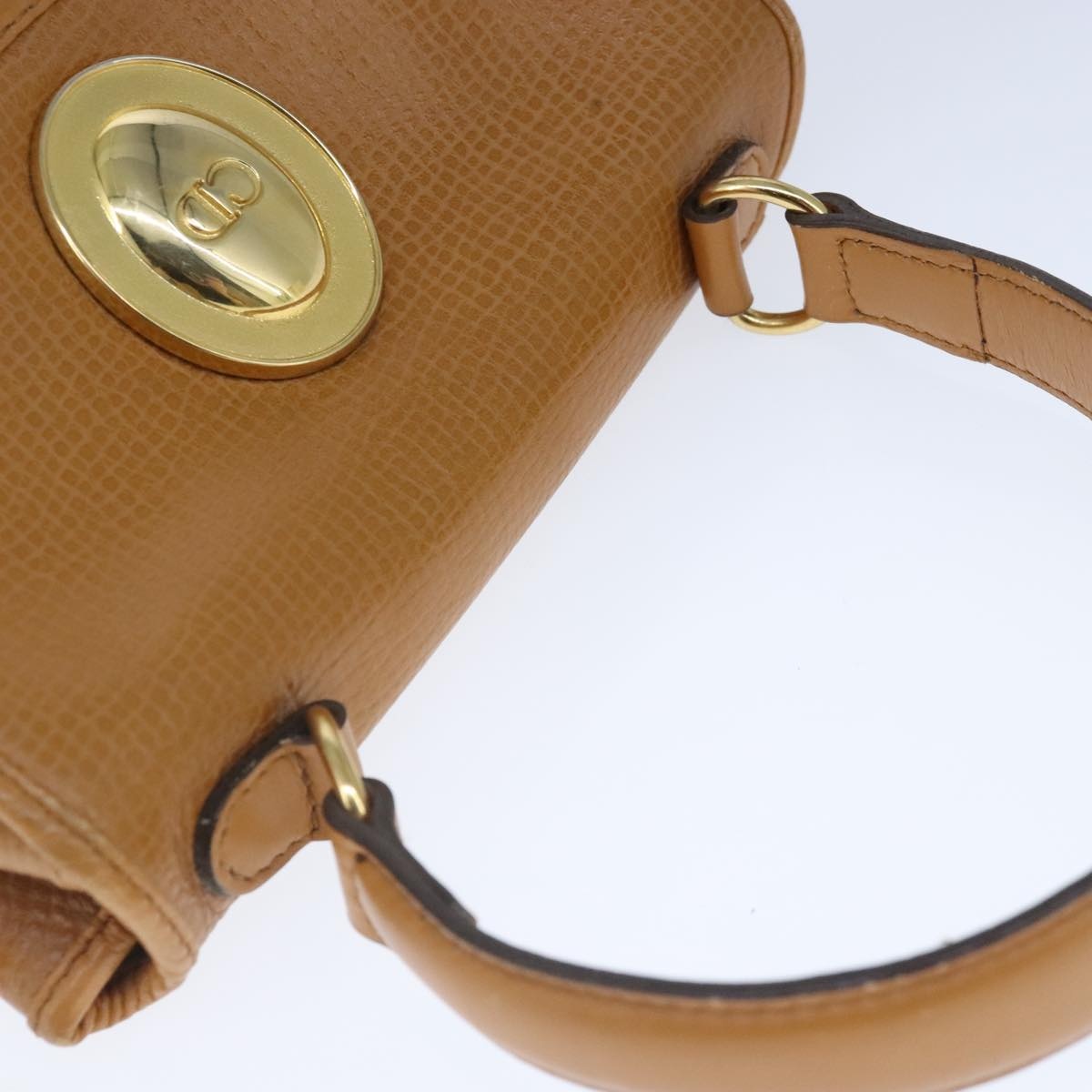 DIOR Hand Bag Leather Brown - 6