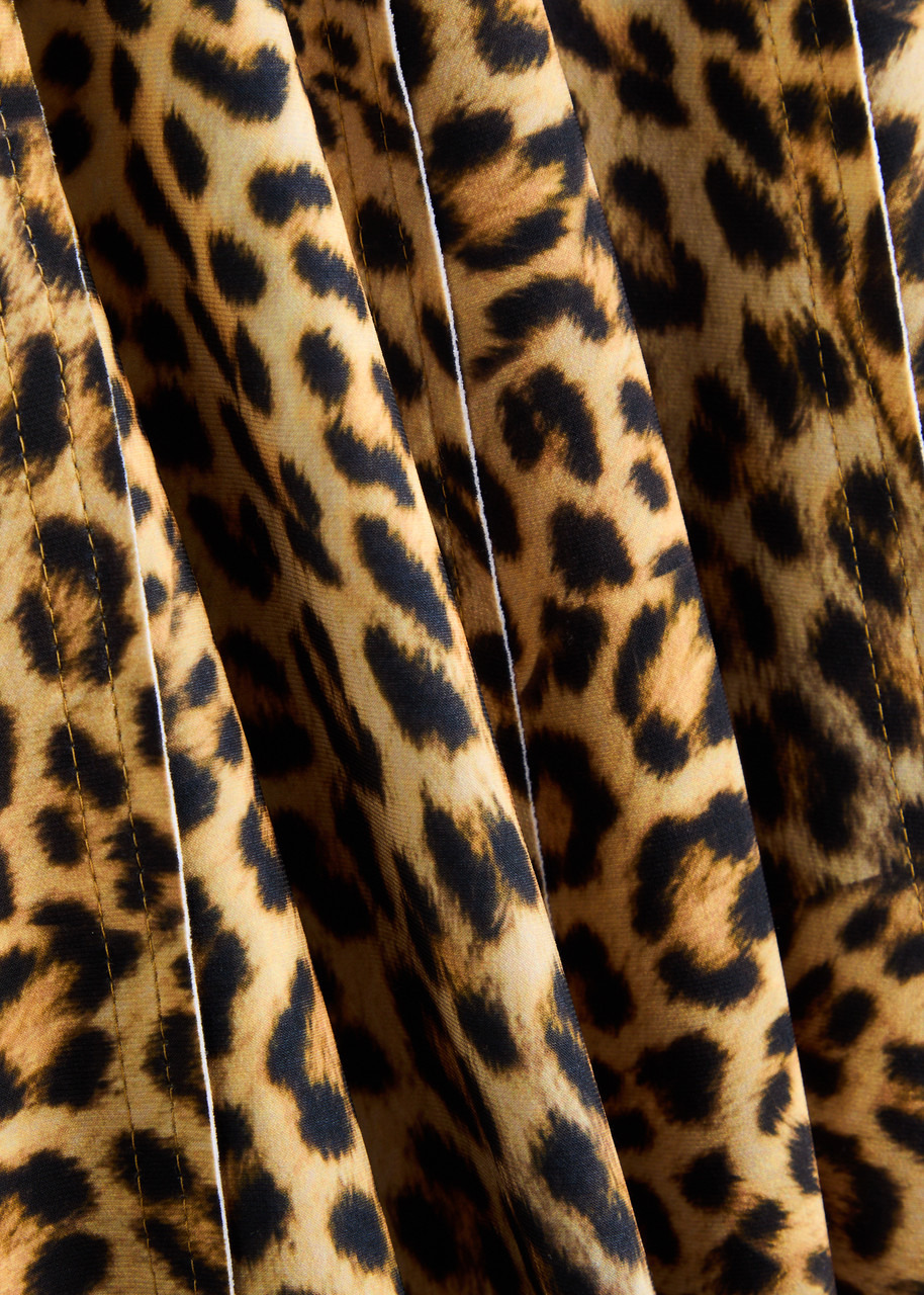 Norma Kamali Leopard-print Stretch-jersey Midi Dress - 5