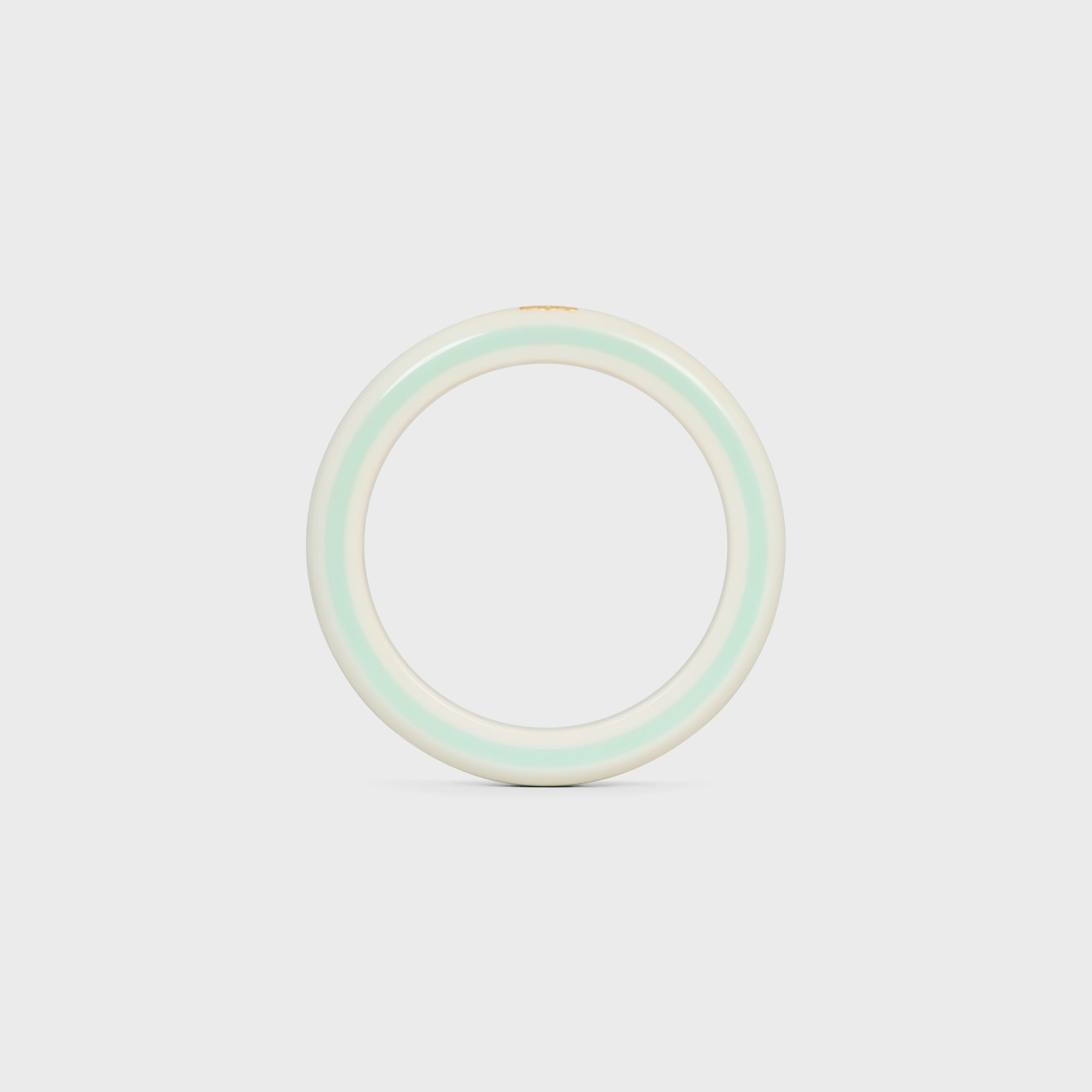 Celine Sorbet Bangle in Resin and Brass with Gold Finish - 1