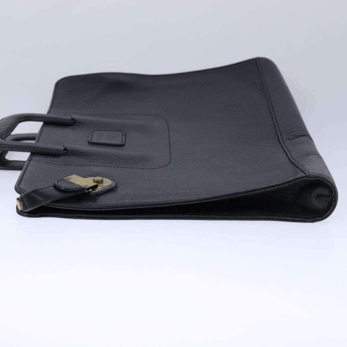 Burberry Business Bag Leather Black Gold - 3