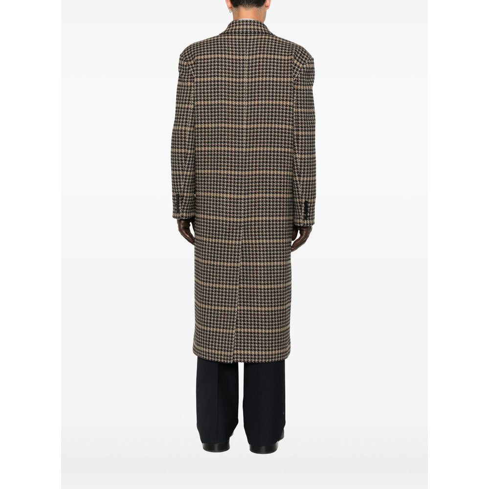 Saint Laurent Black Coats - Double Breasted Coats Men - 2