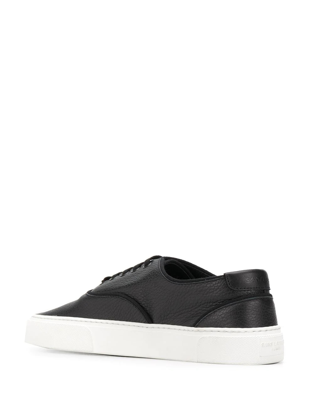 textured low-top sneakers - 3