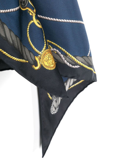 VERSACE Chain Couture silk scarf outlook