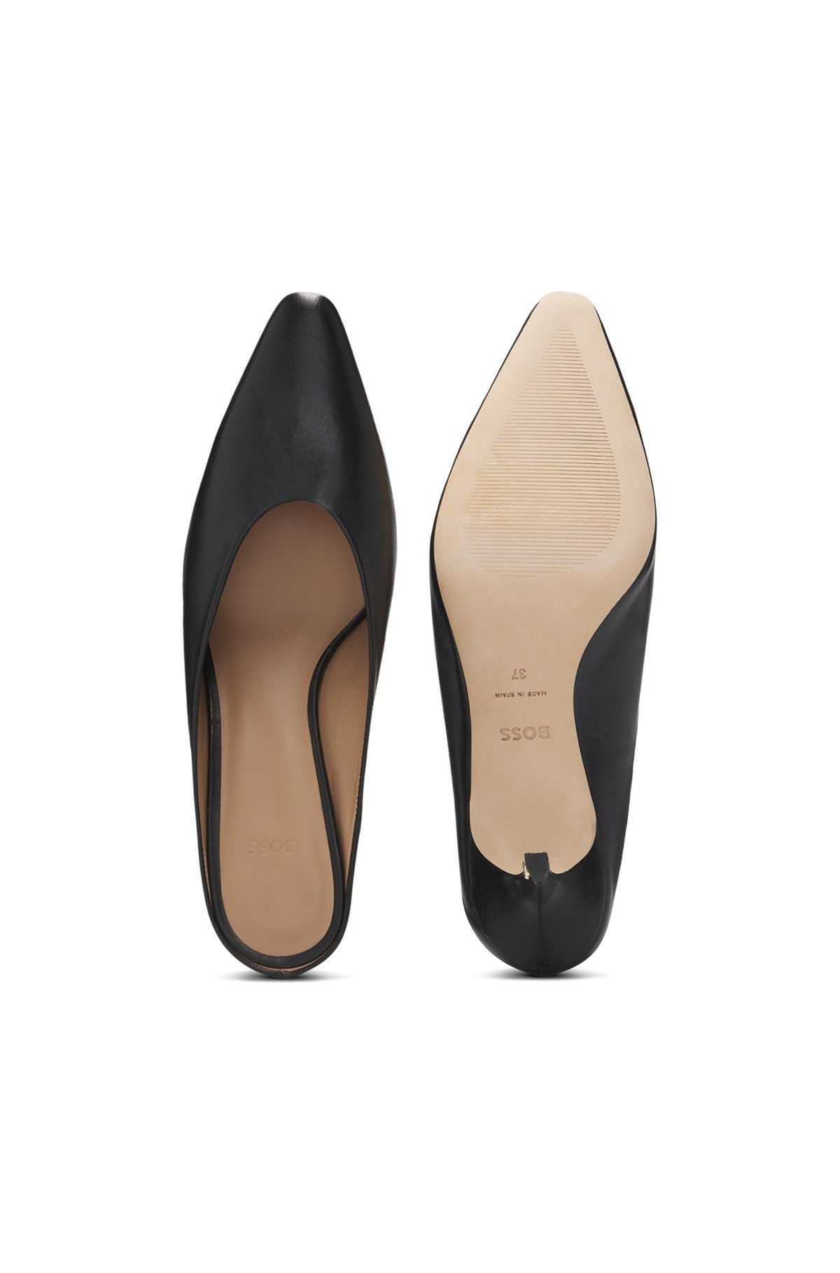 BACKLESS MULES IN NAPPA LEATHER - 5