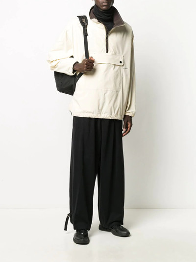 Acne Studios half-zip shell anorak outlook