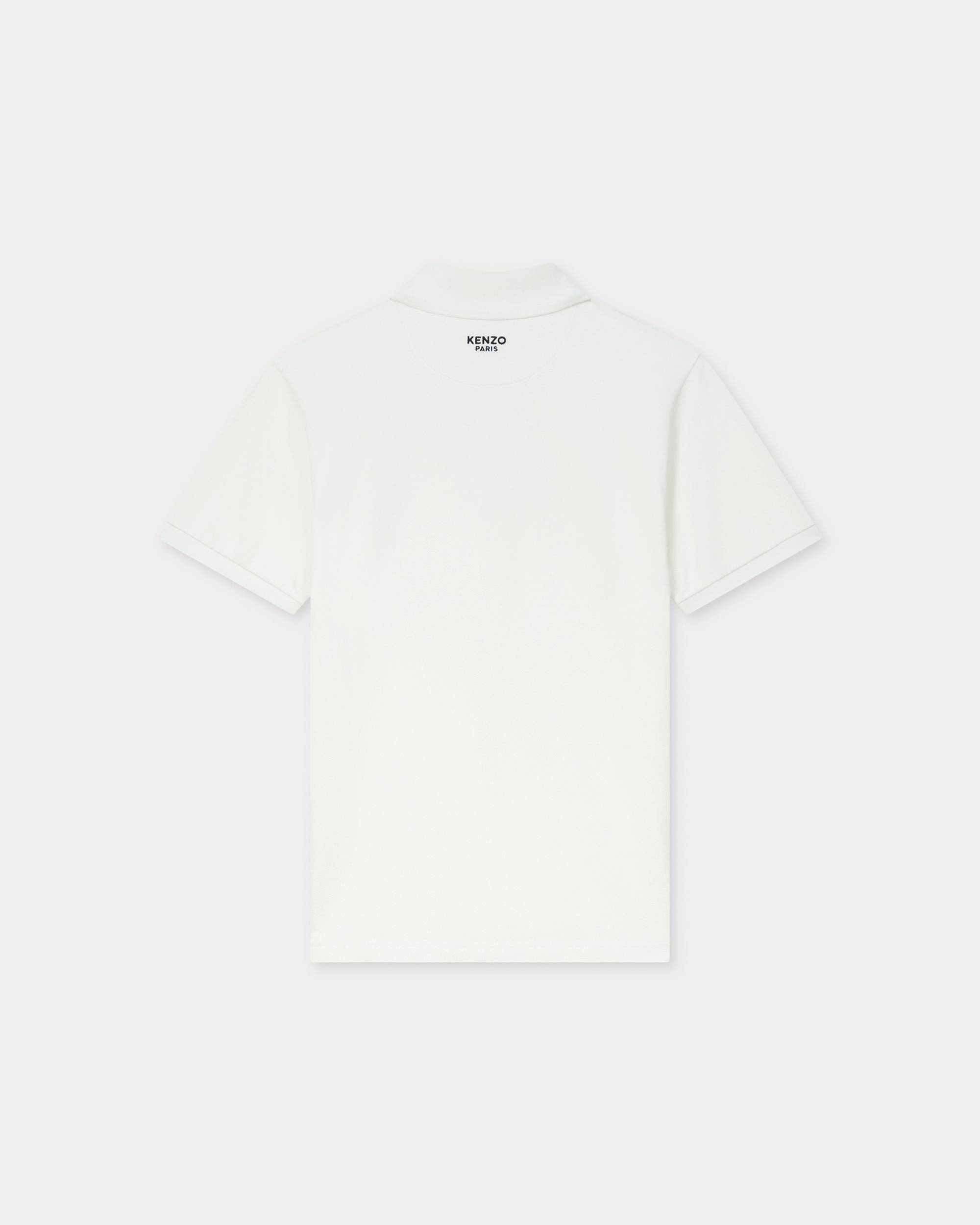 'Boke Flower' embroidered slim polo - 2