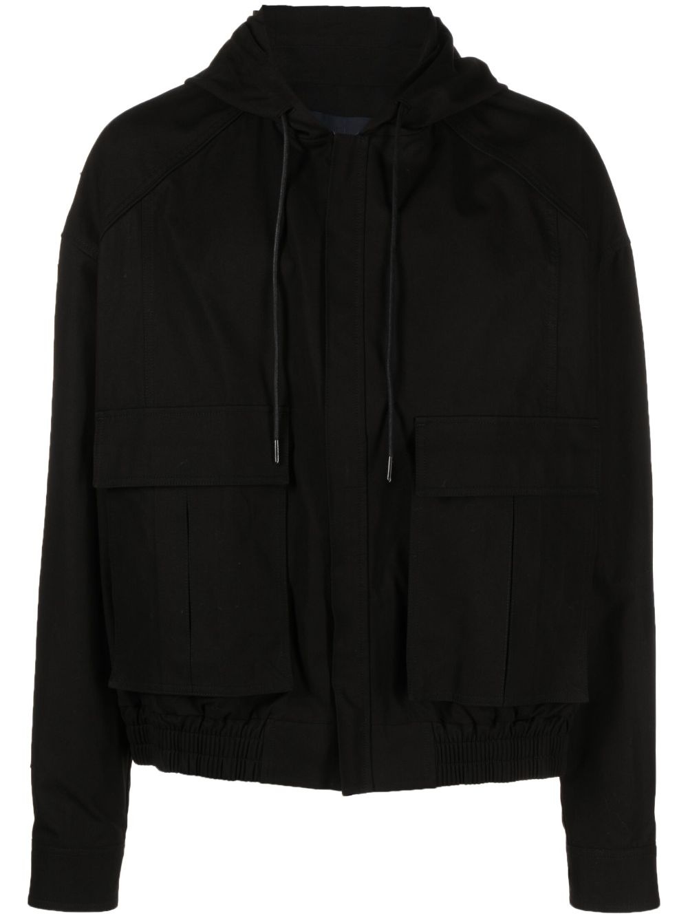 Juun.J Black Raglan Sleeve Jacket