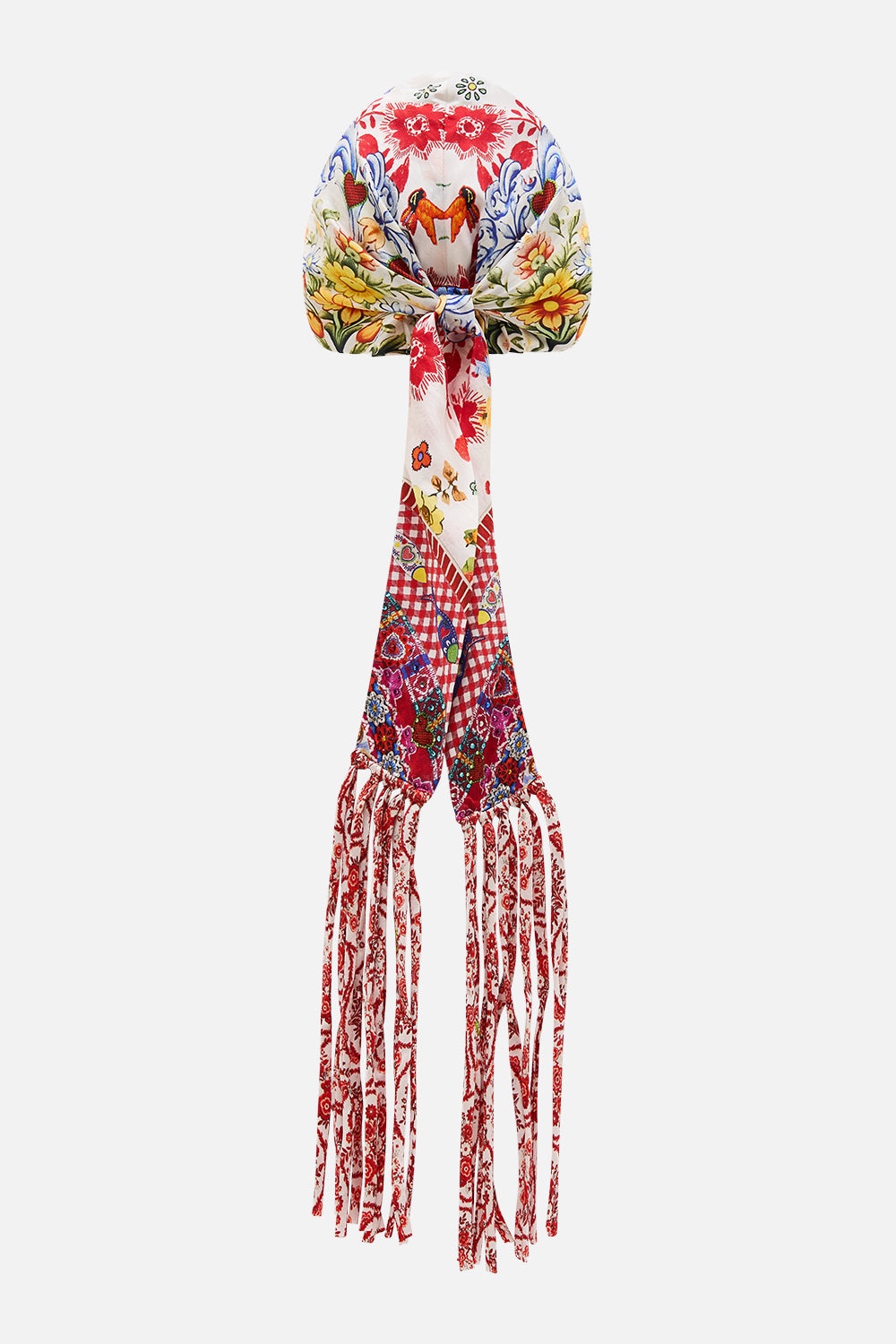 HEADSCARF WITH TASSELS - 2