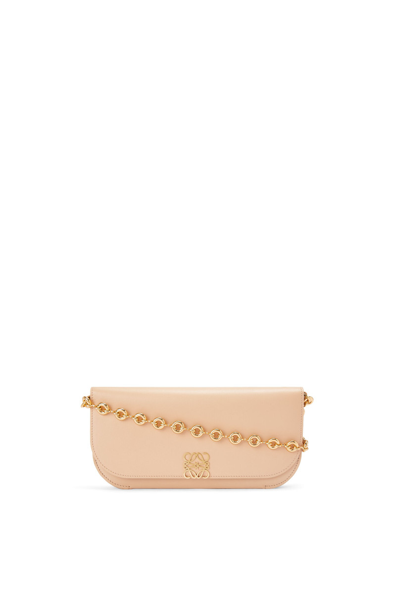 Goya Long Clutch in silk calfskin with chain 1