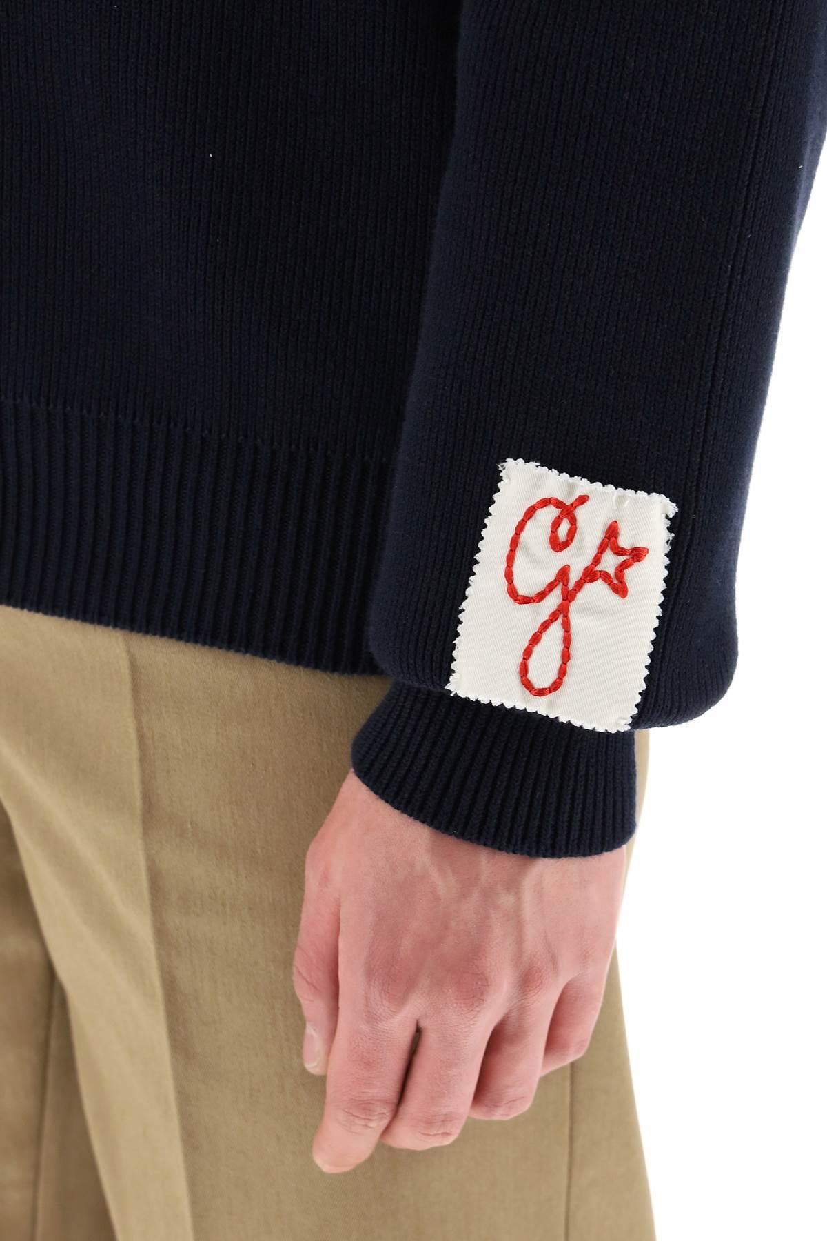 DAVIS COTTON SWEATER WITH LOGO - 5