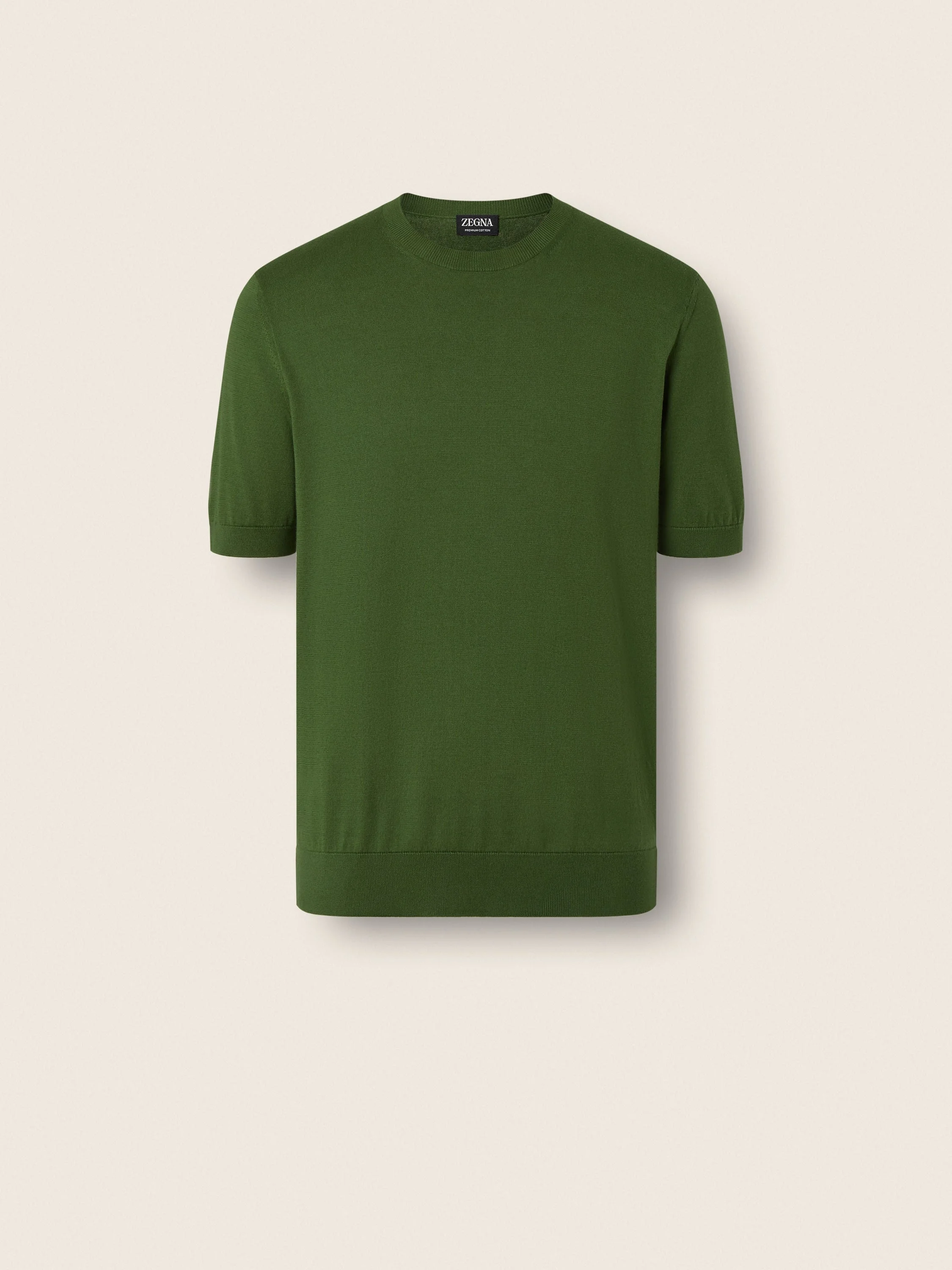 PINE GREEN PREMIUM COTTON T-SHIRT - 1