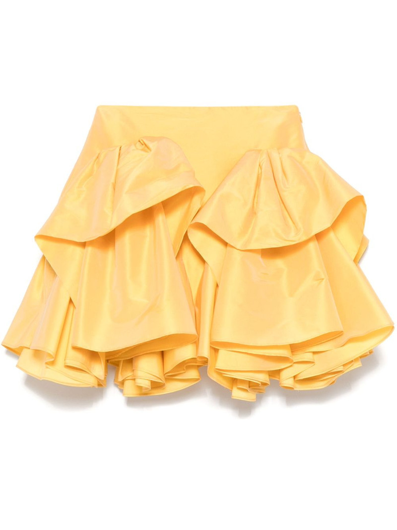 ruffle-detail midi skirt 1