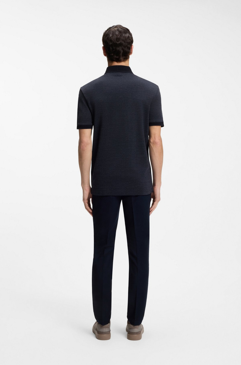 BOSS X ASTON MARTIN POLO SHIRT IN WOOL-COTTON PIQUÉ 5