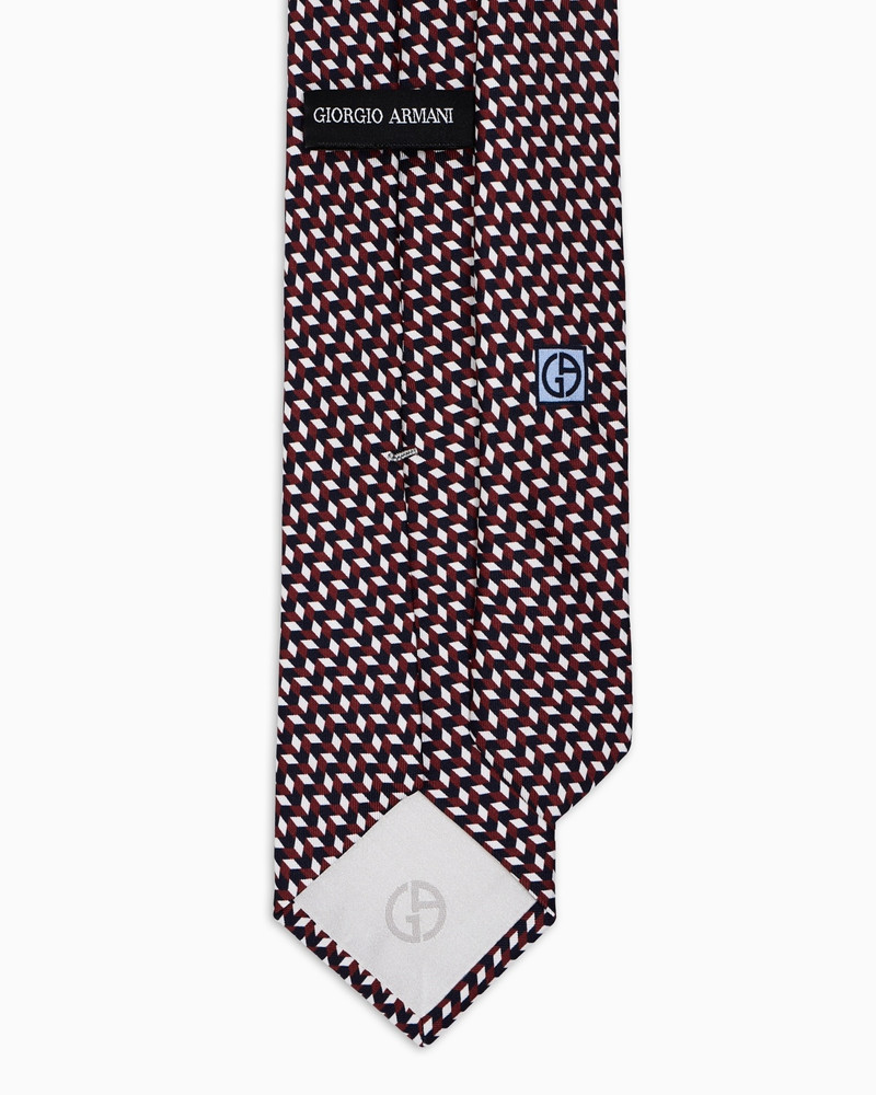 GIORGIO ARMANI PRINTED SILK TIE outlook