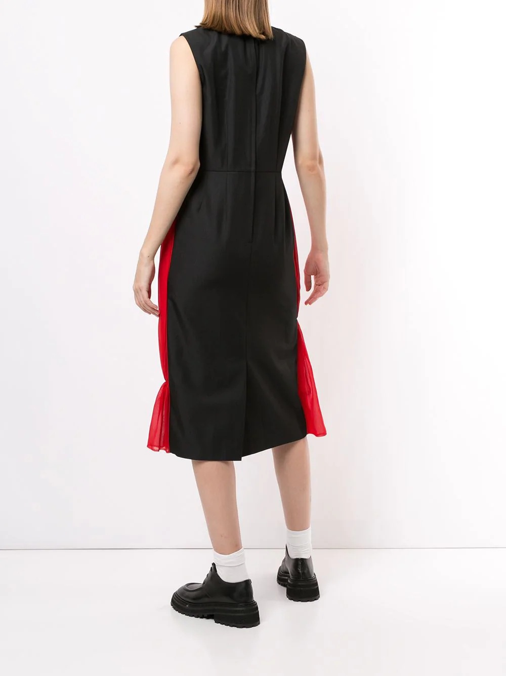 pleated midi dress - 4