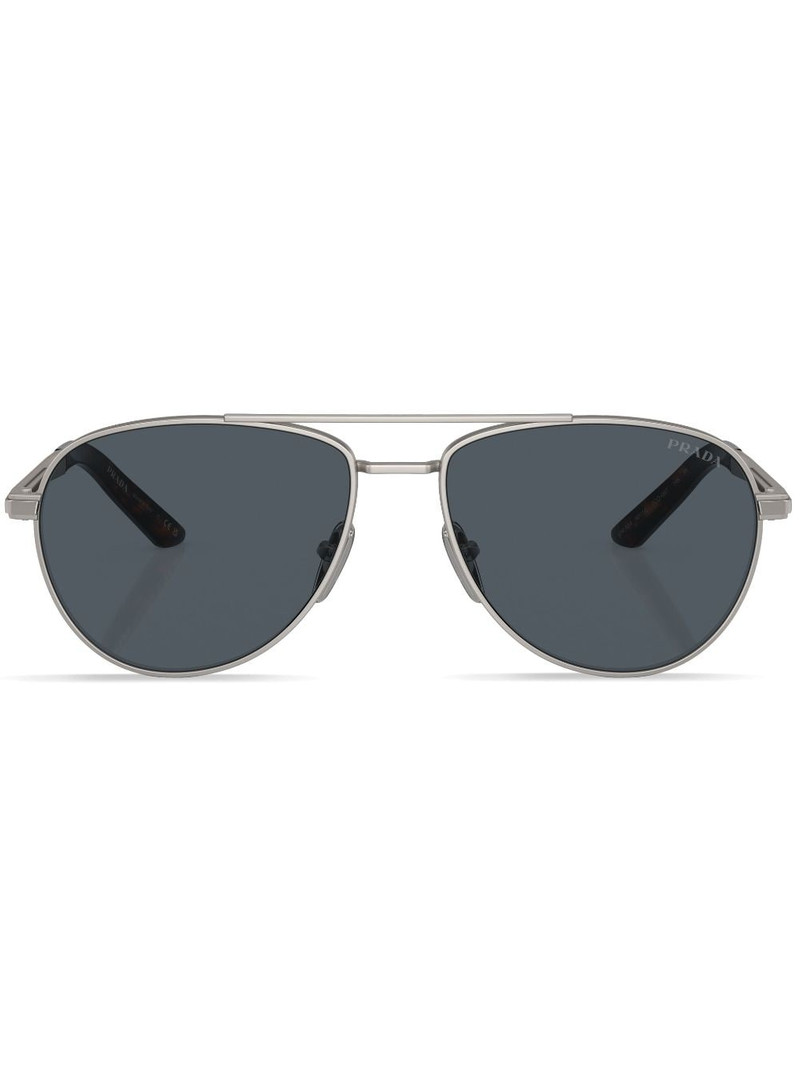 logo-print pilot sunglasses 1