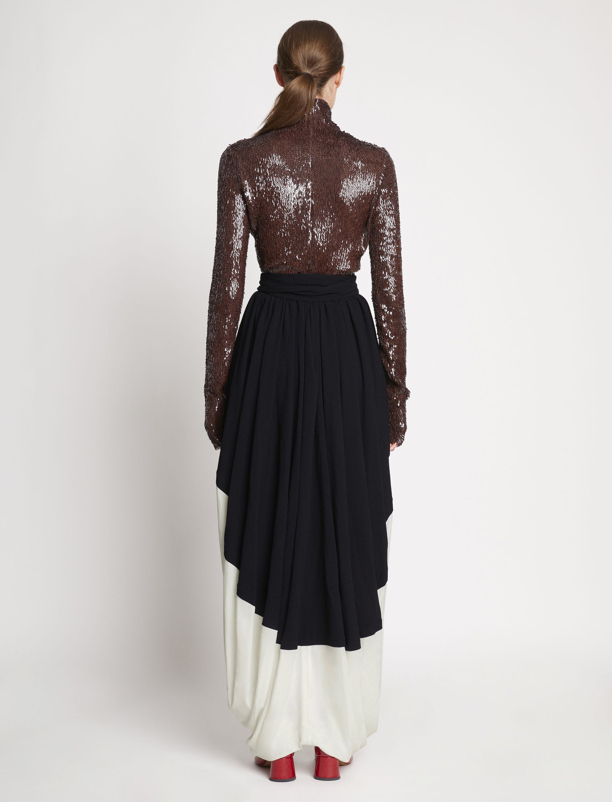 Crepe Jersey Skirt - 4