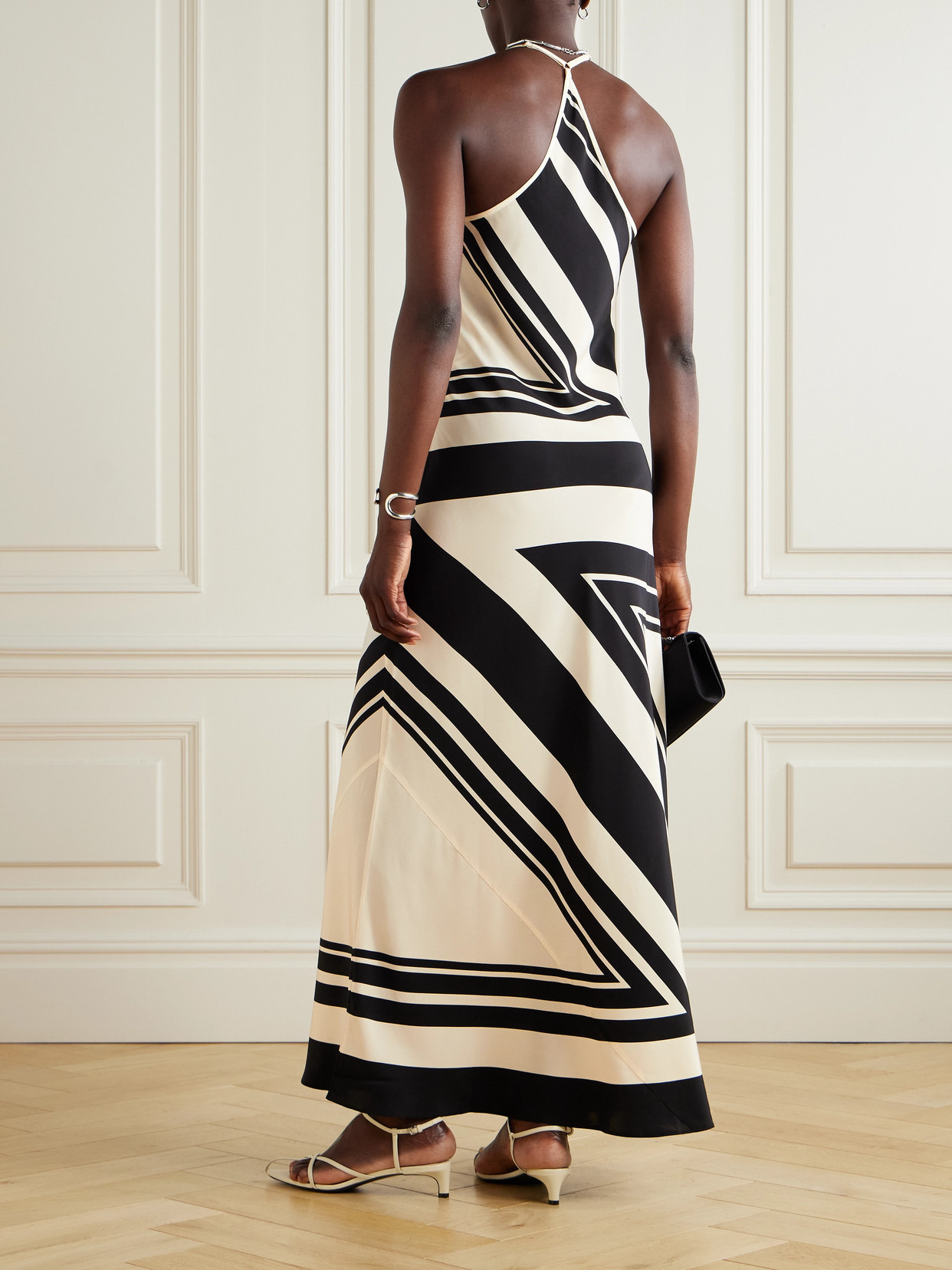 Pietra Printed Silk Maxi Dress - 3