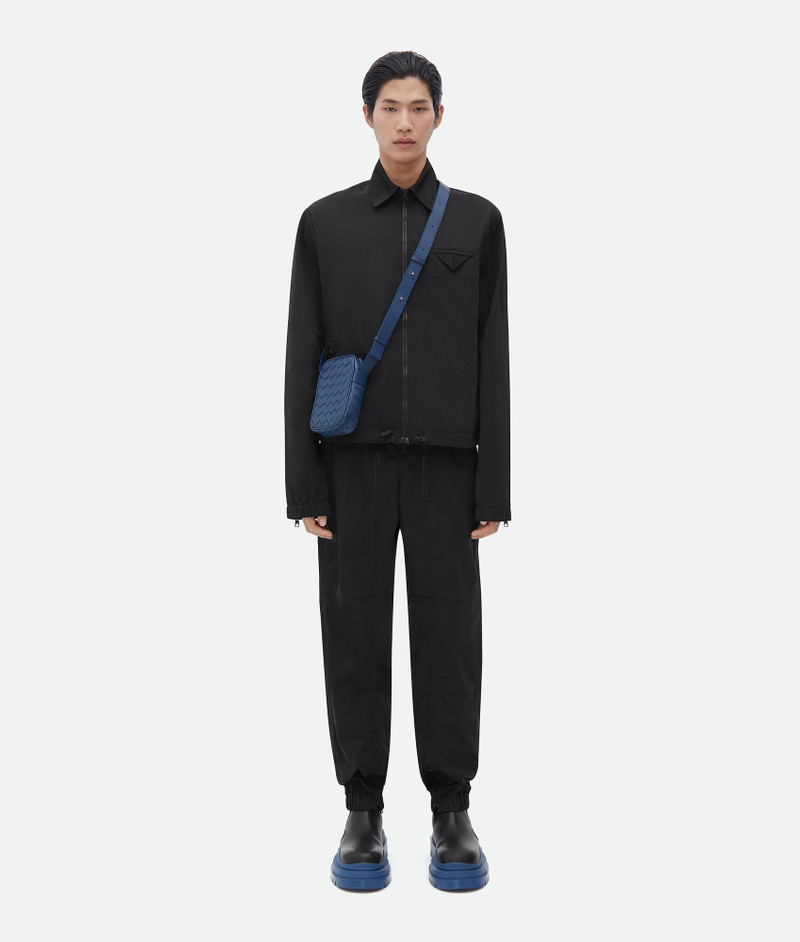 intrecciato zipped phone pouch 4