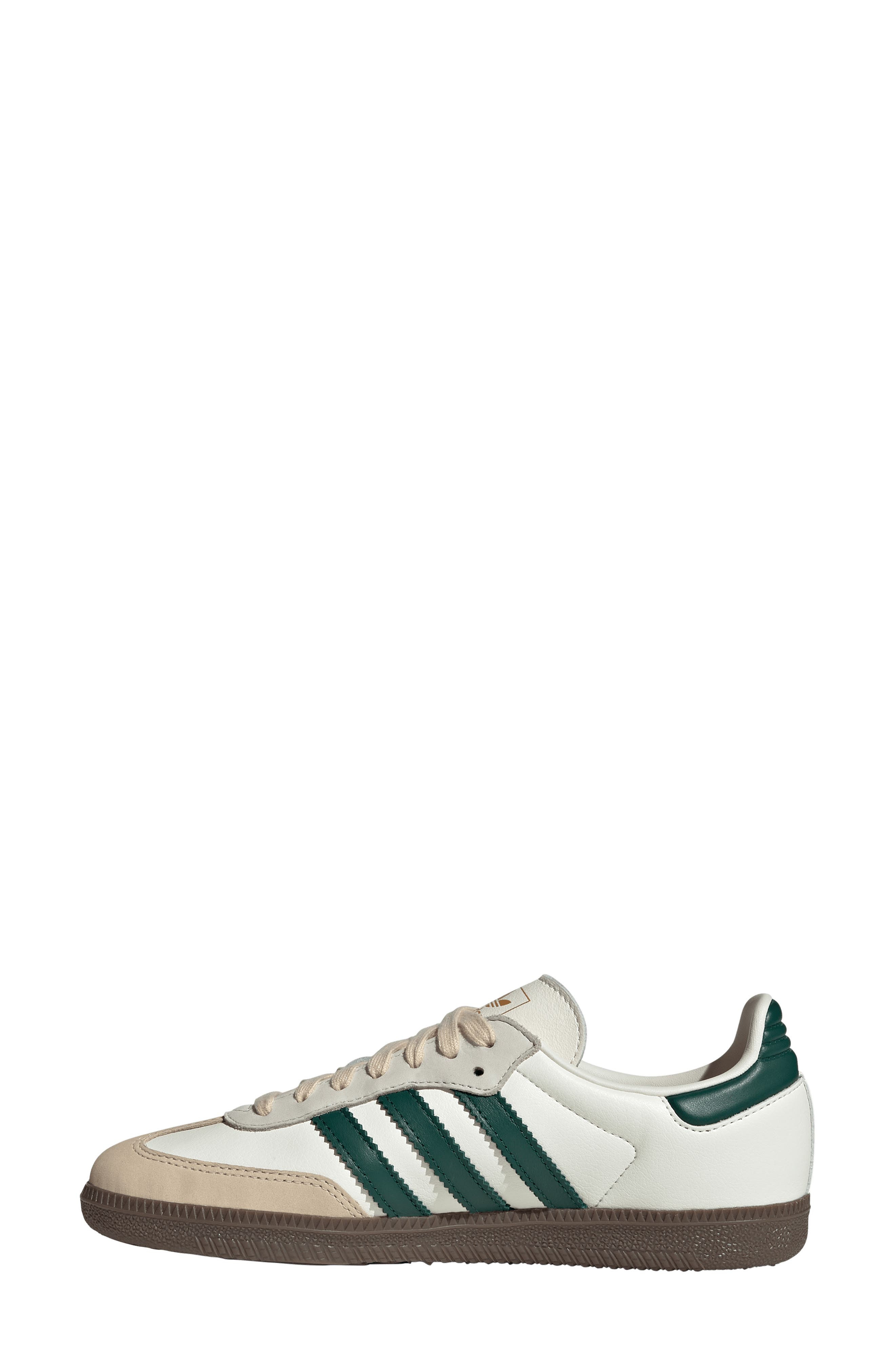 adidas Gender Inclusive Samba OG Sneaker in Off White/Green at Nordstrom - 6