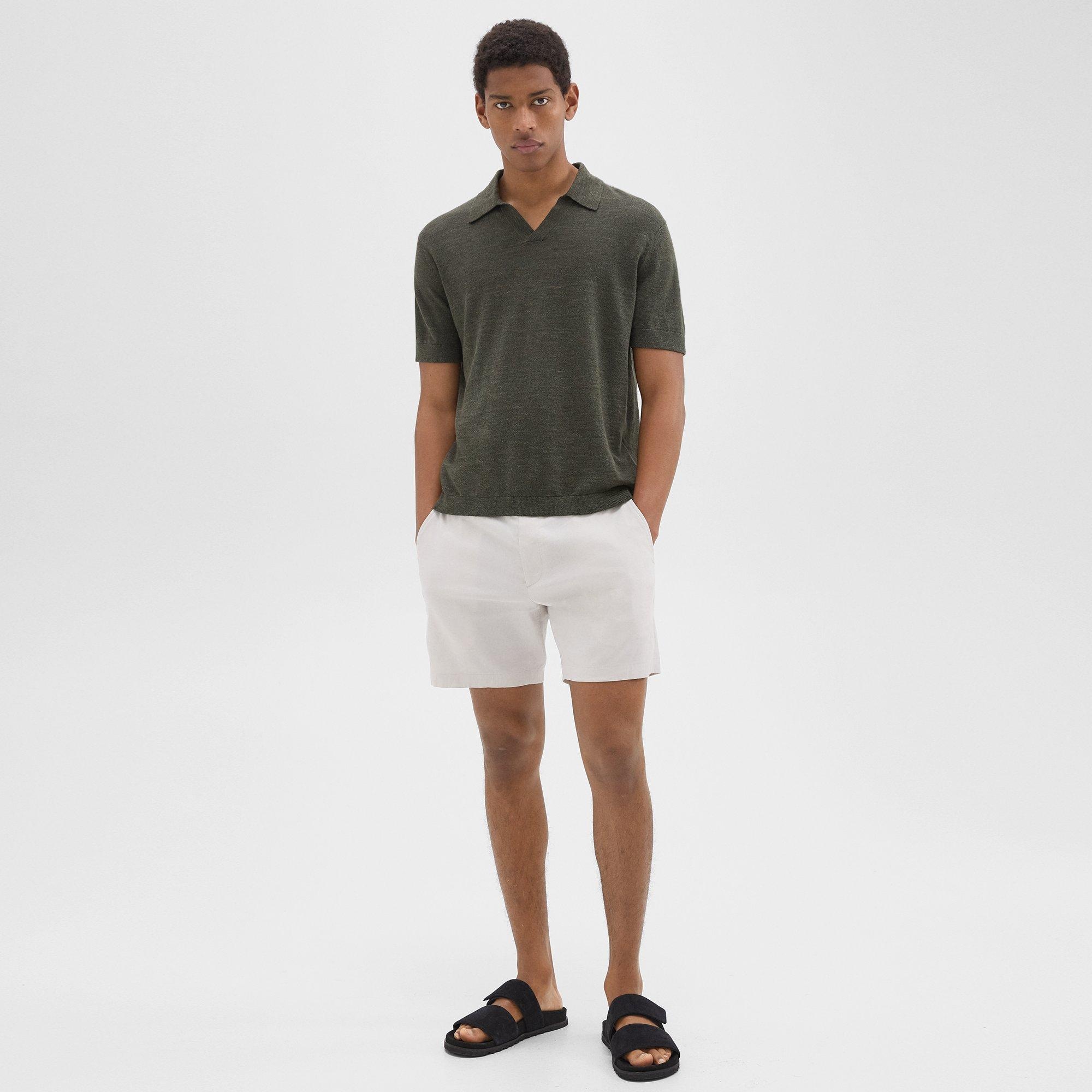 Brenan Polo Shirt in Cotton-Linen - 6