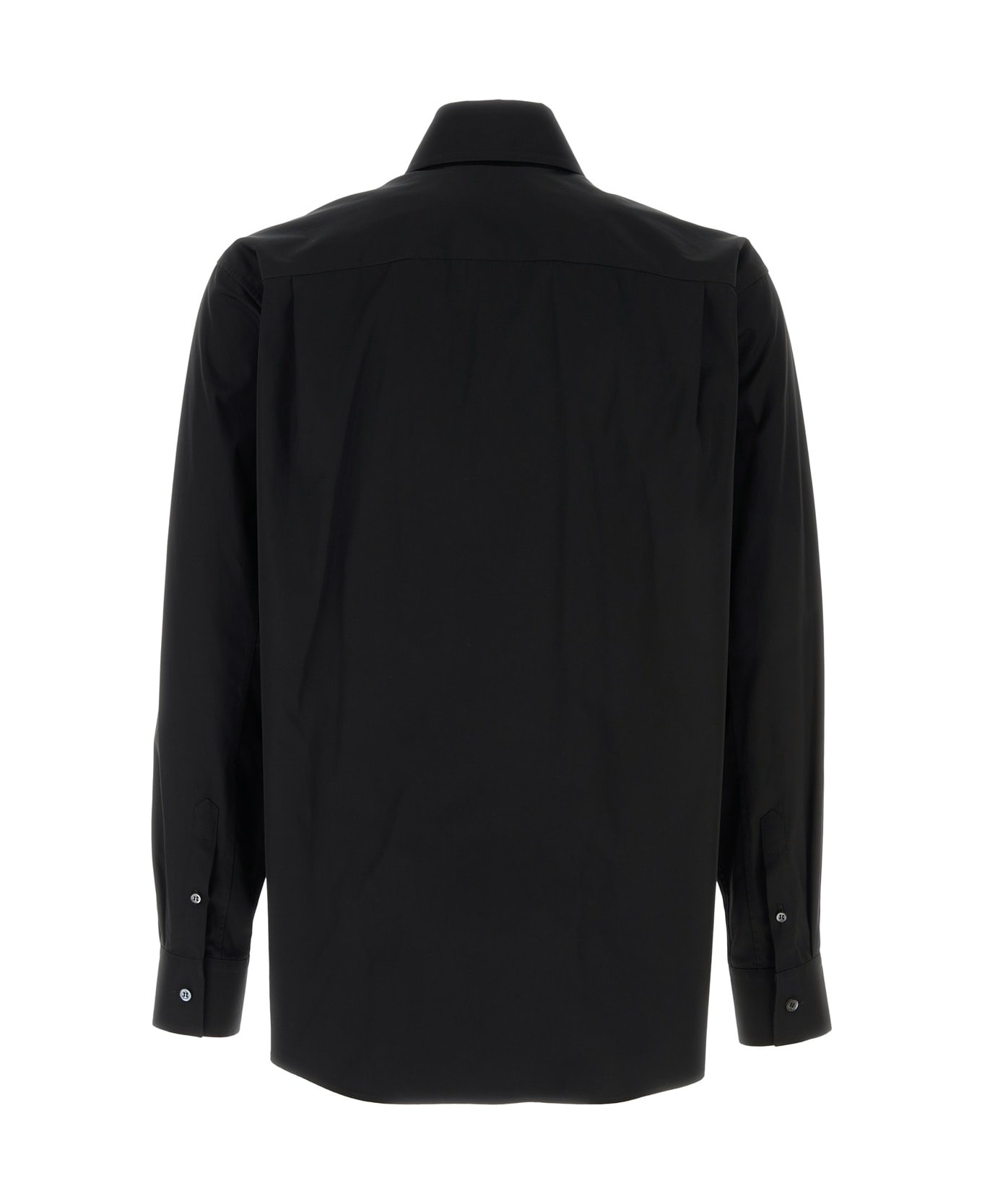 Black Poplin Shirt - 2