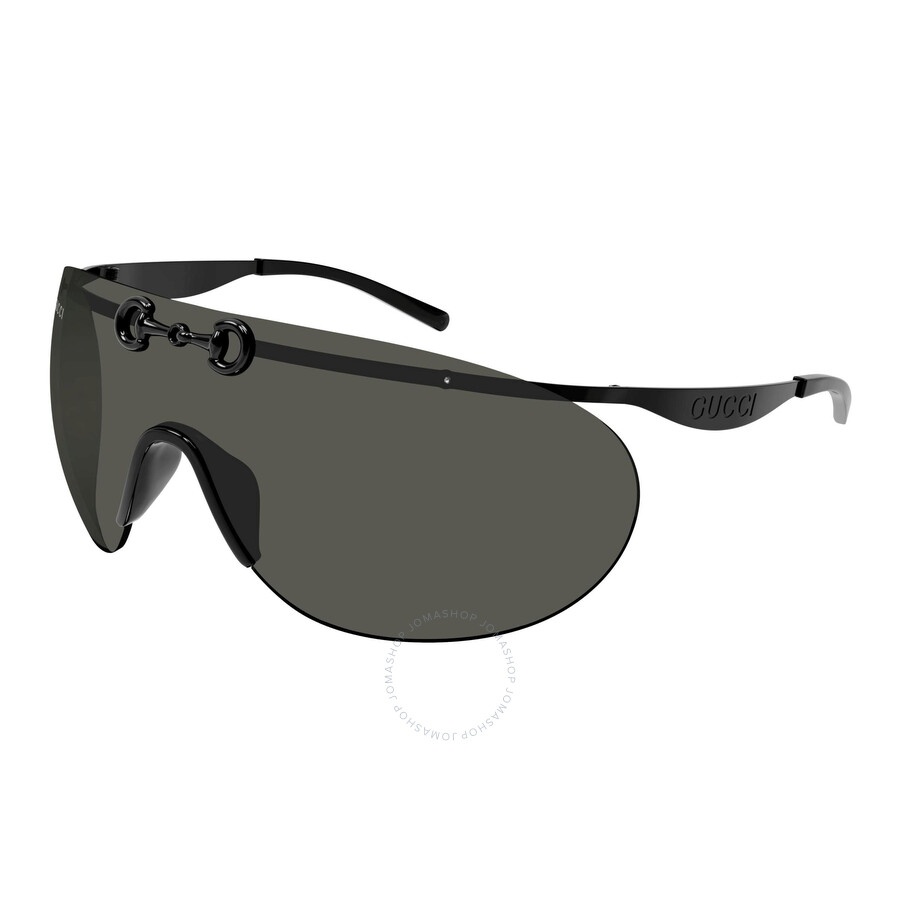 Gucci Grey Shield Men's Sunglasses GG1656S 001 99 - 1