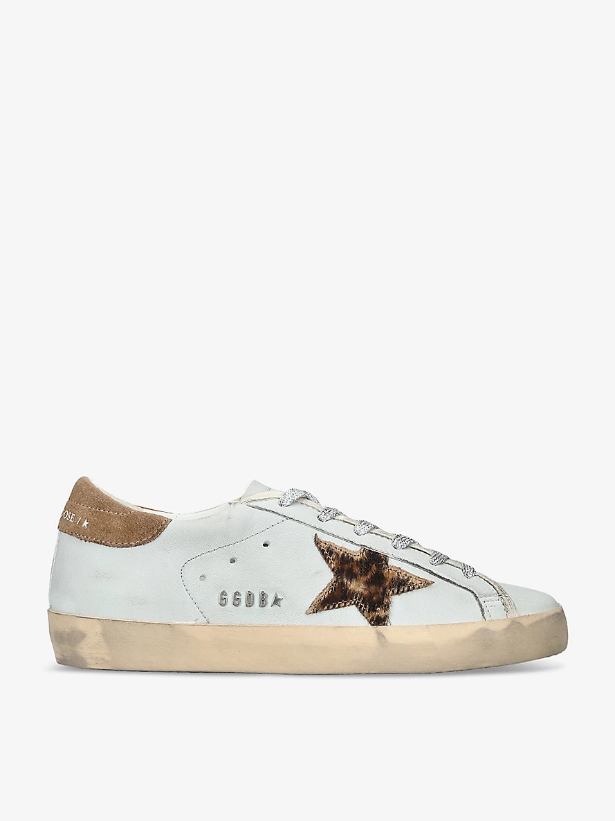 Superstar 60518 leather low-top trainers - 1