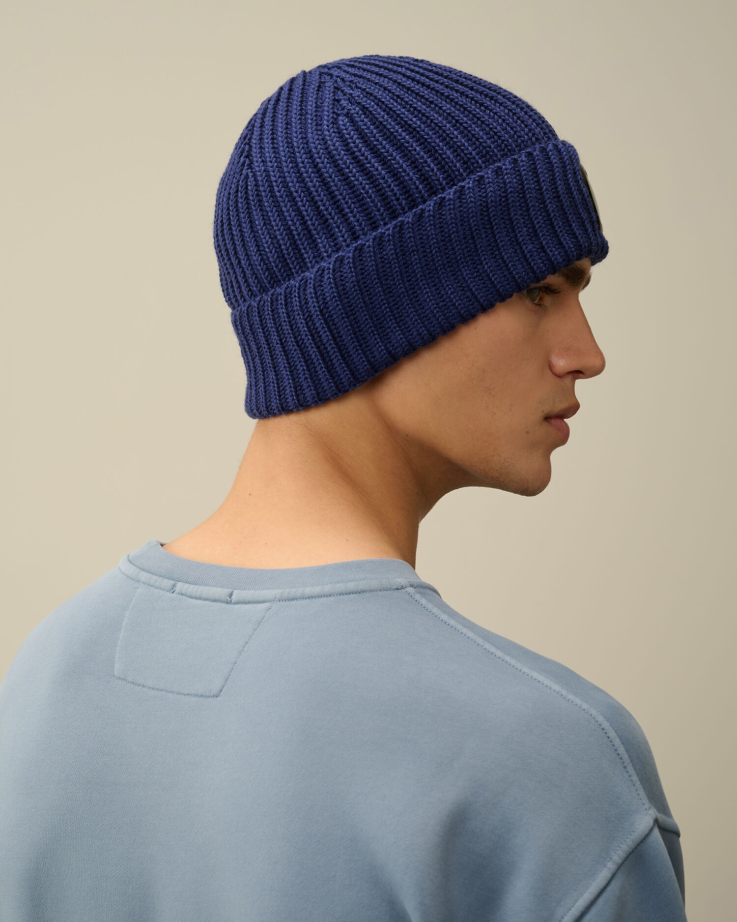 Extra Fine Merino Wool Lens Beanie - 3