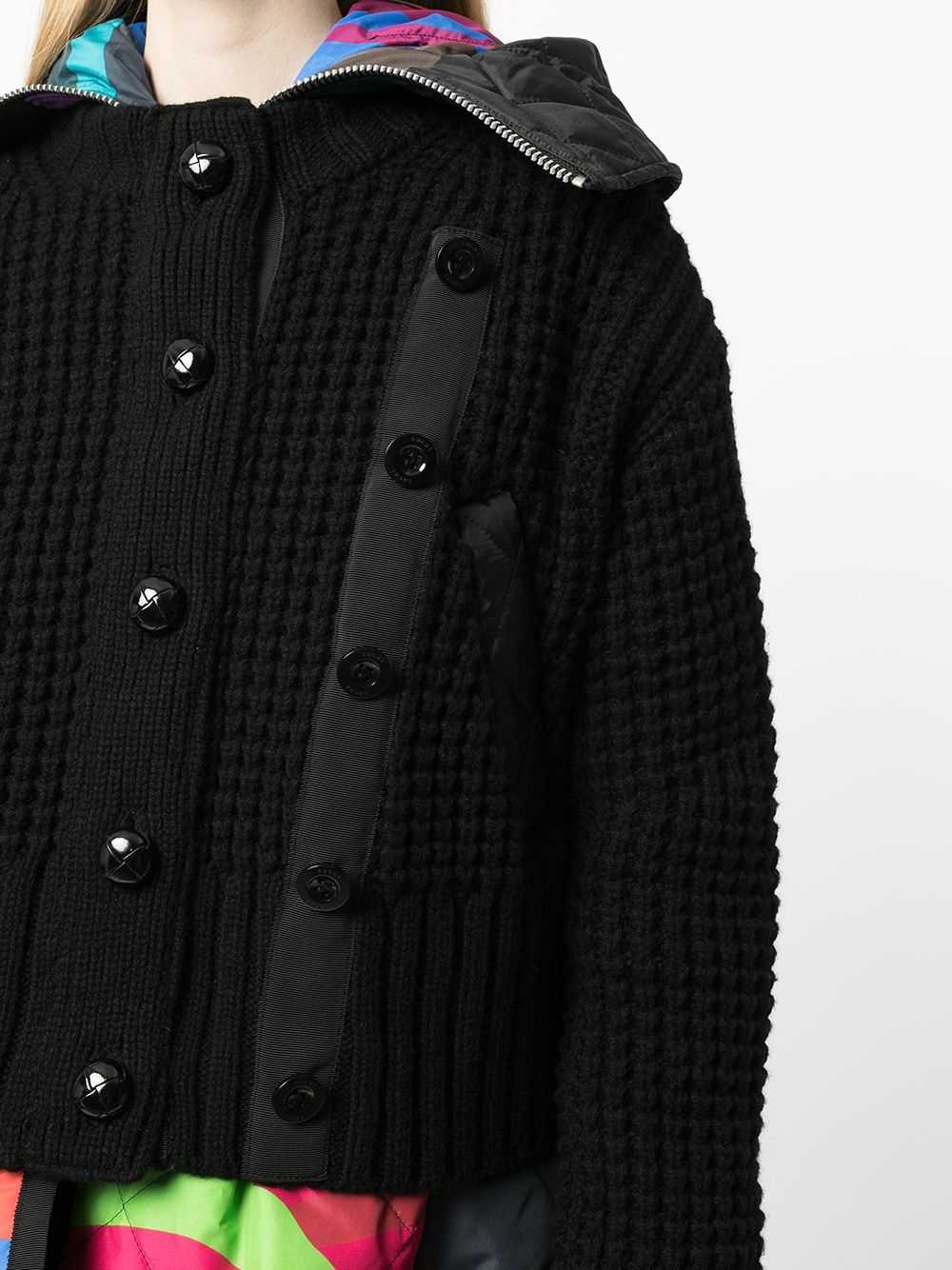 x KAWS deconstructed layered blouson - 5