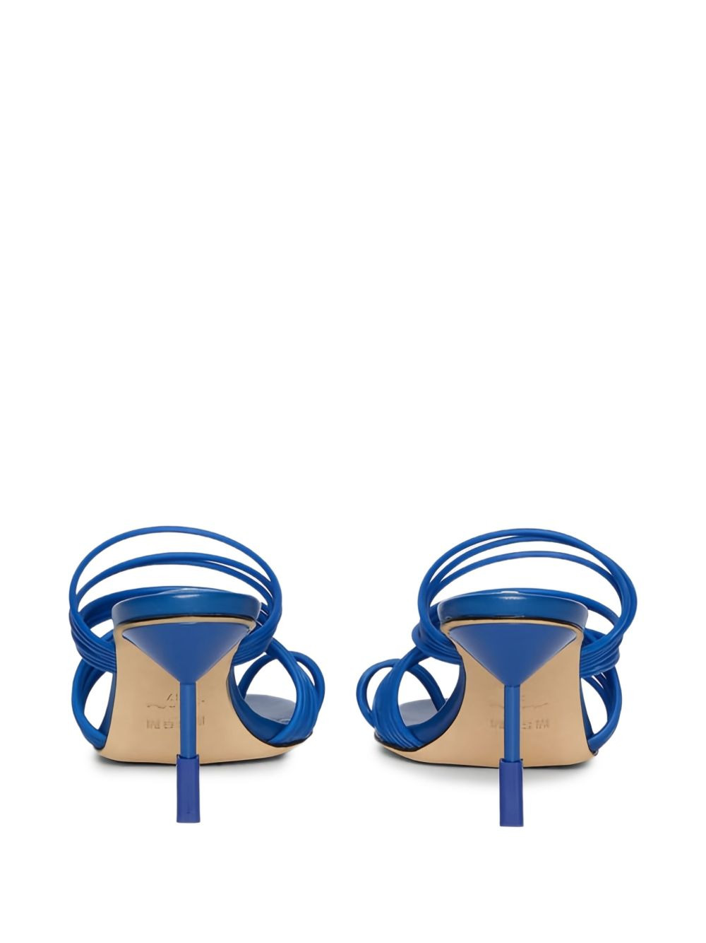 heeled leather sandals - 3
