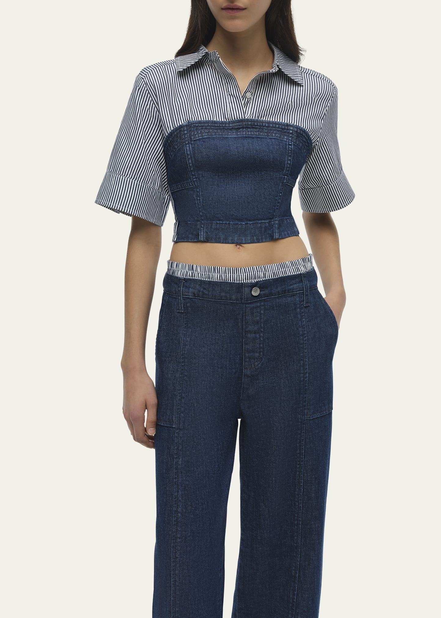 Adams Short-Sleeve Combo Shirt - 5