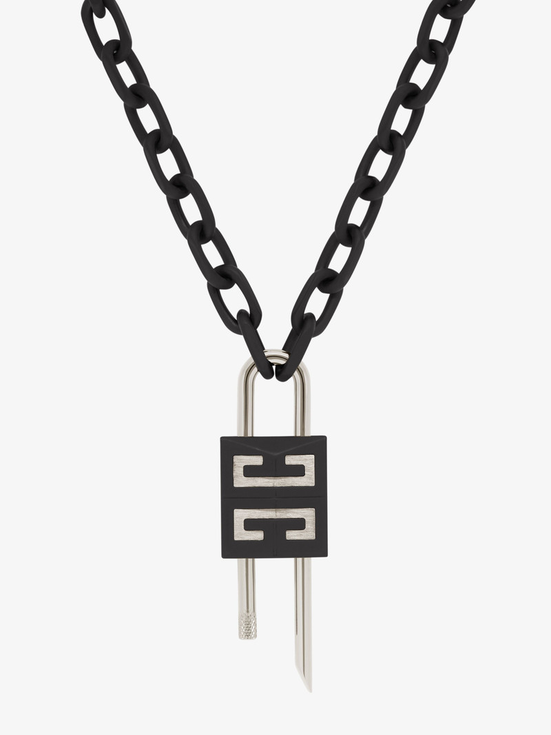 Givenchy MEDIUM LOCK NECKLACE IN METAL outlook