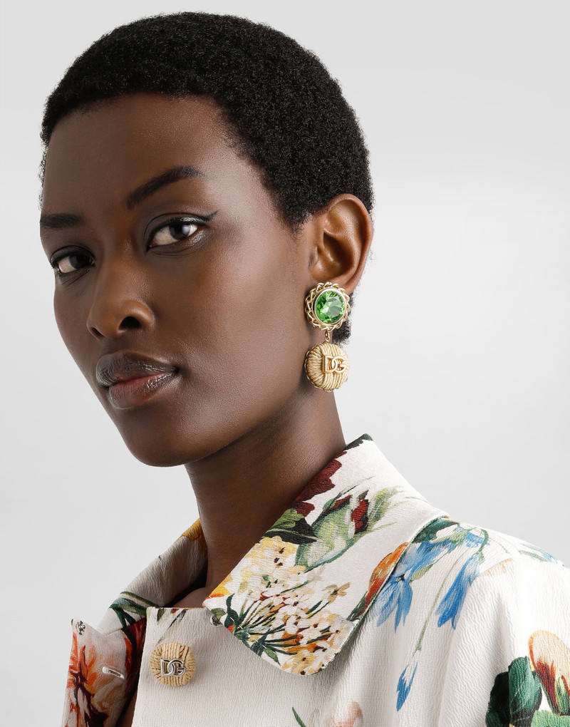 Dolce & Gabbana Logo clip earrings outlook