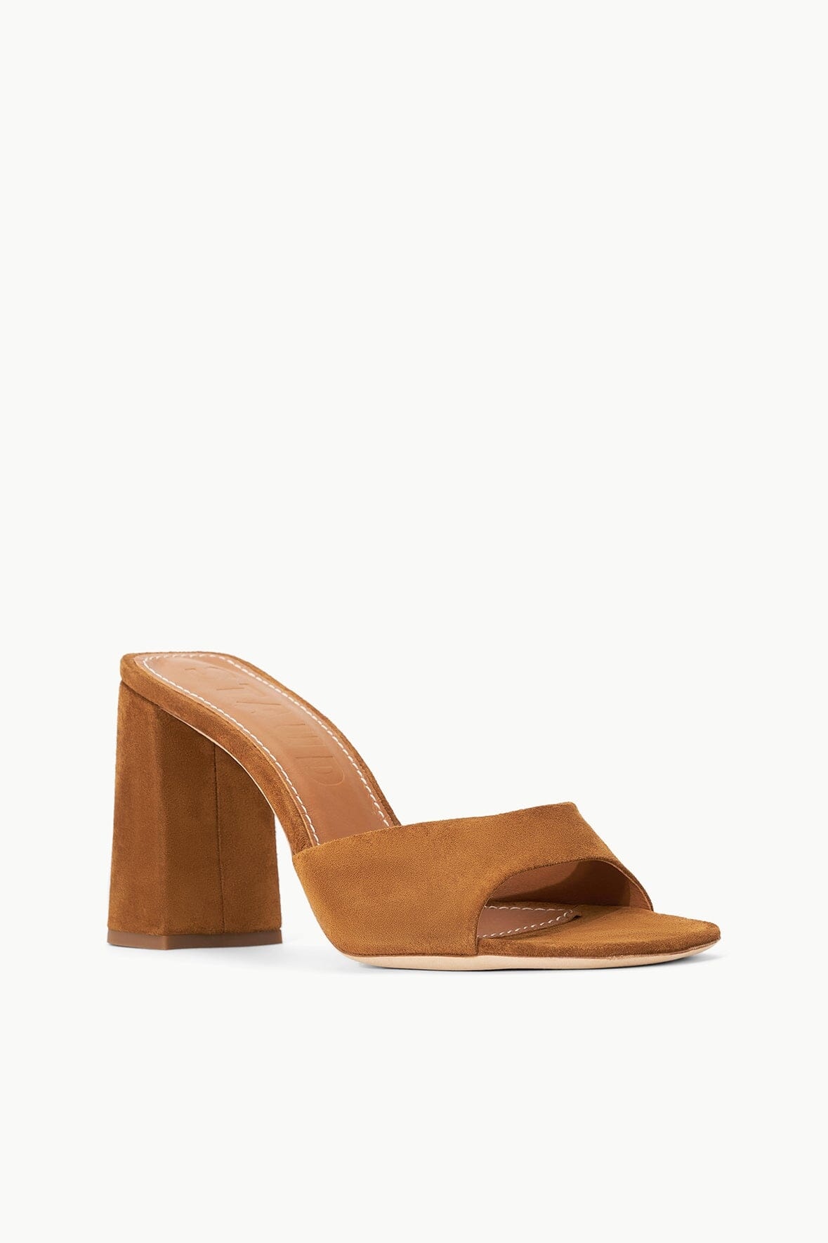 STAUD SLOANE HEEL TAN SUEDE - 2