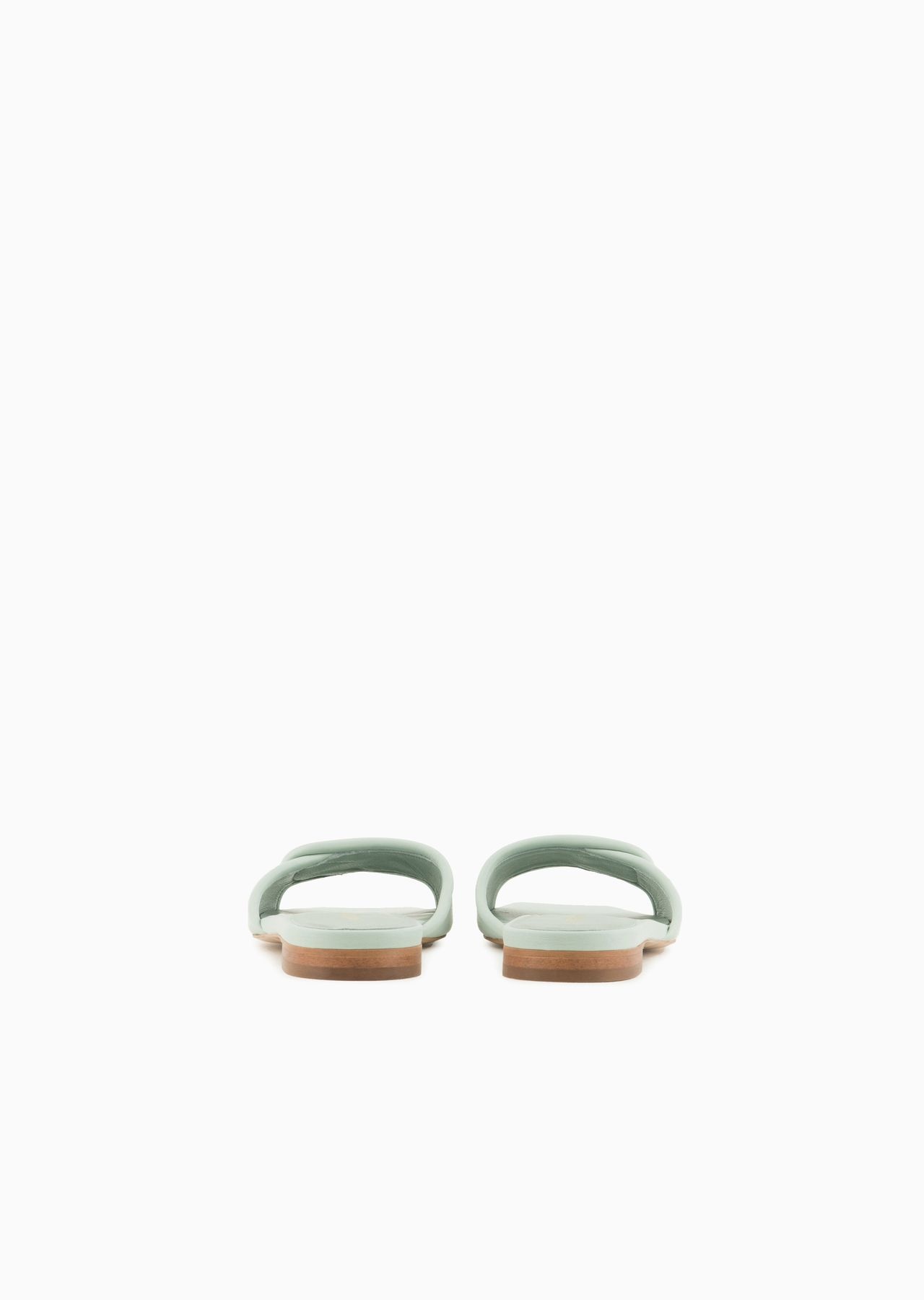 Nappa-leather sandals with EA logo - 4