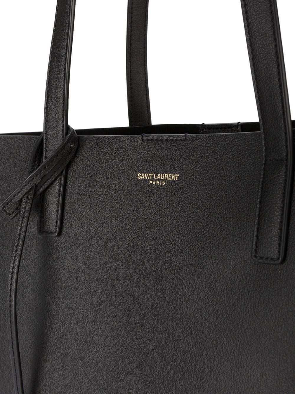 Saint laurent leather shopping bag - 6