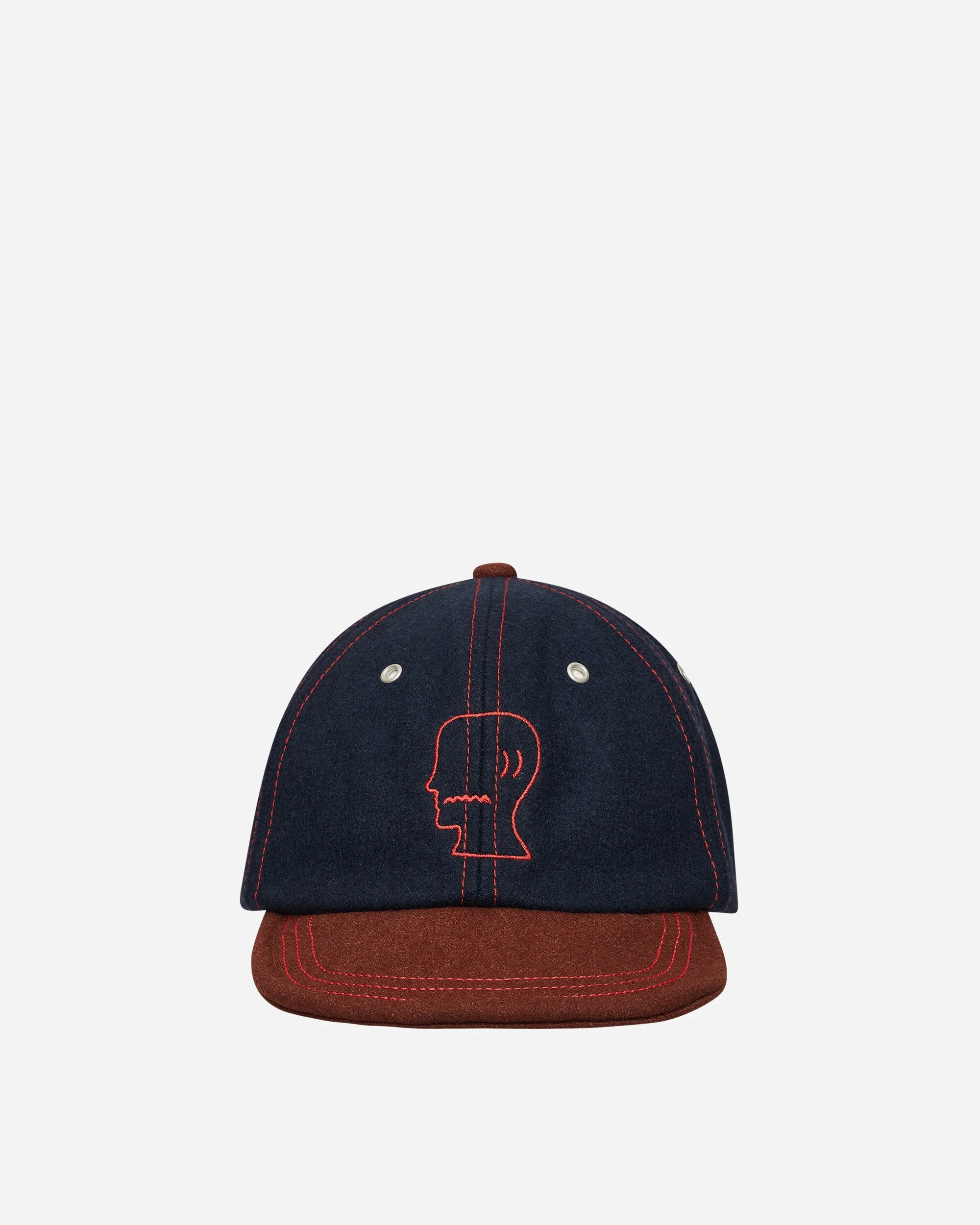 Flannel Wire Brim Hat Navy - 1