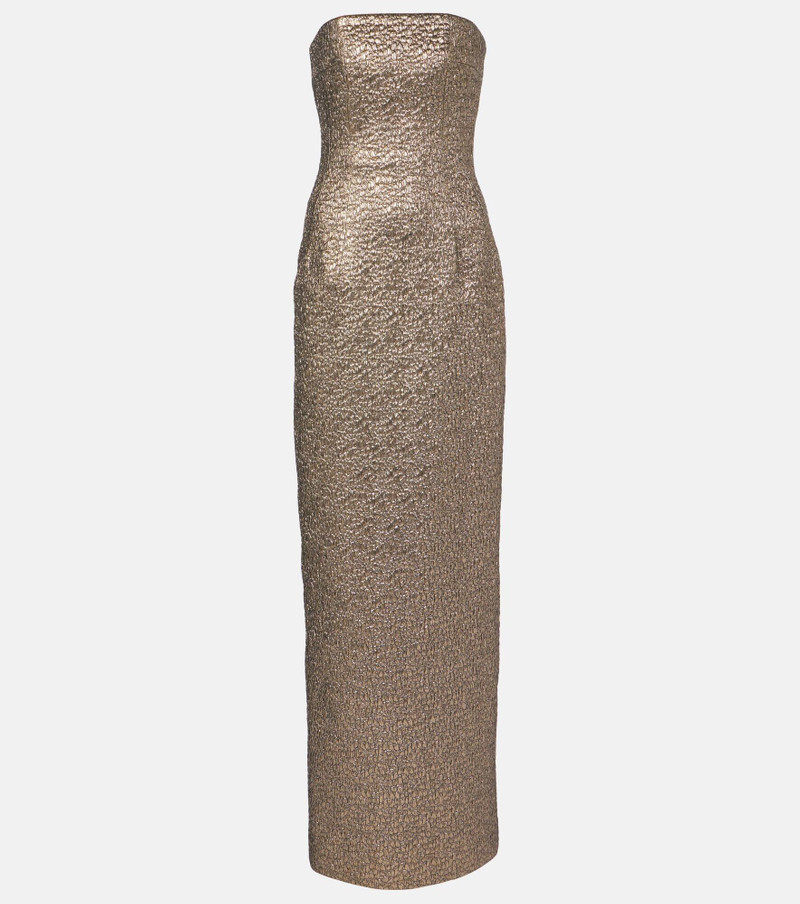Laelia jacquard corset gown 1