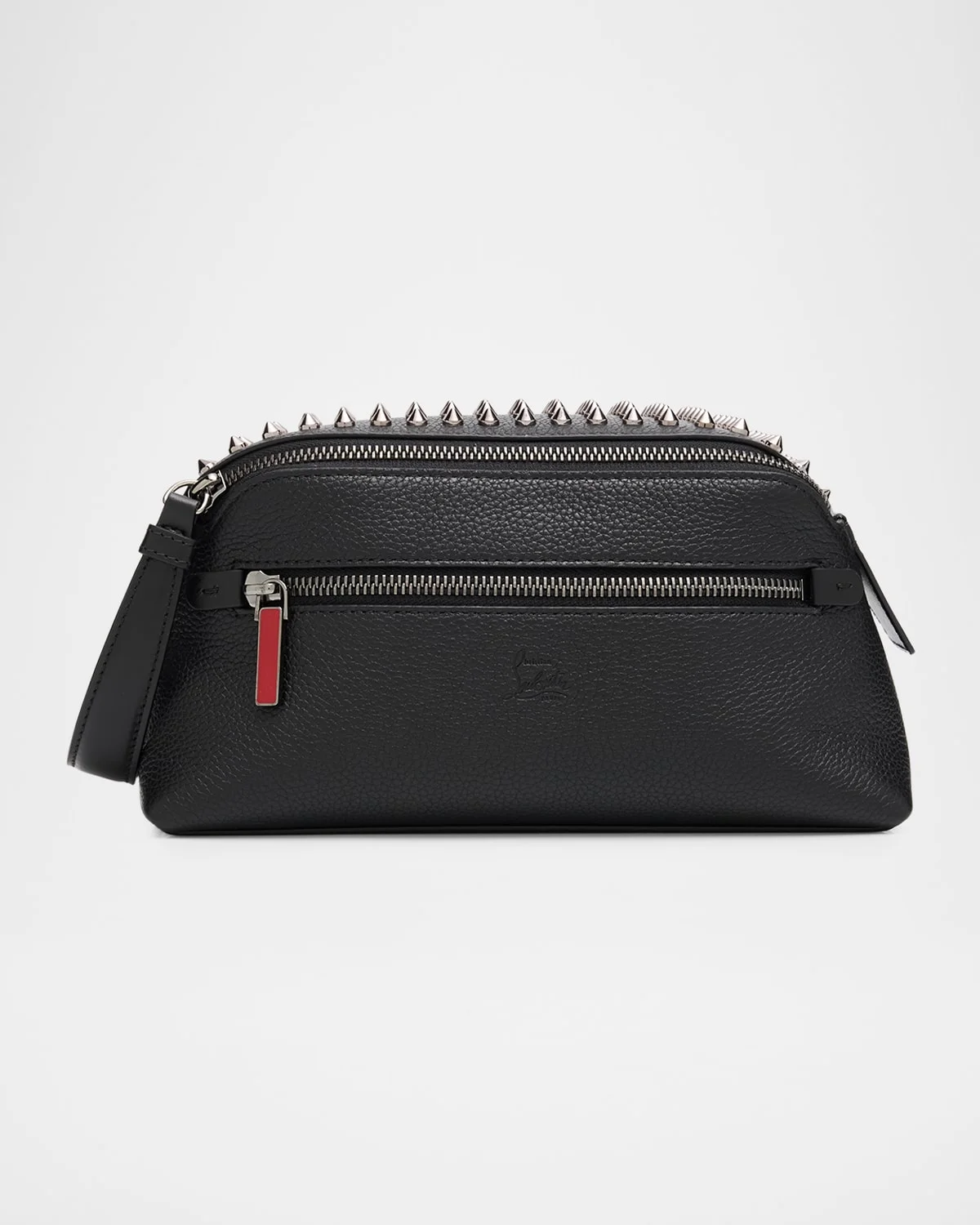 Men's Funky Leather Empire Spikes Travel Pouch - 1