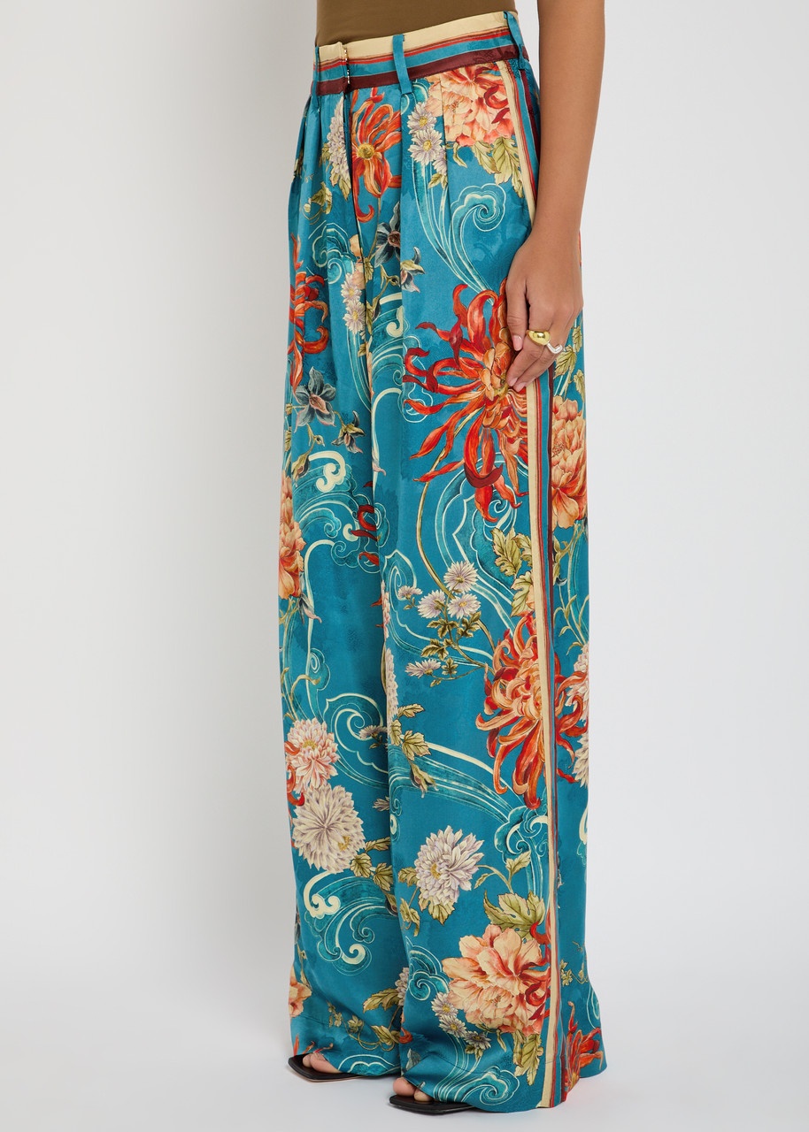 Alemais Fletcher Printed Satin Trousers - 2