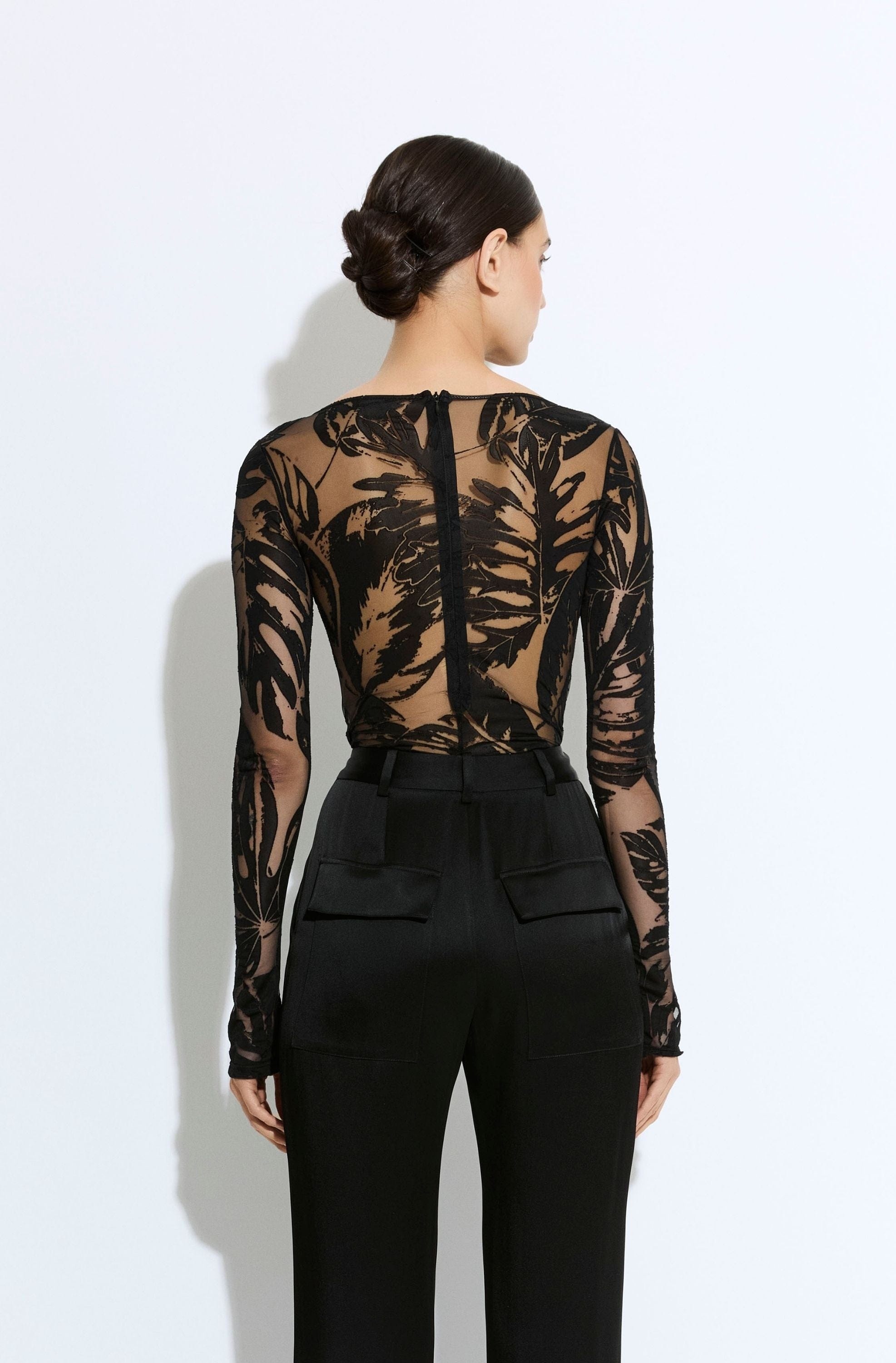 Burnout Jersey Boatneck Bodysuit - 3