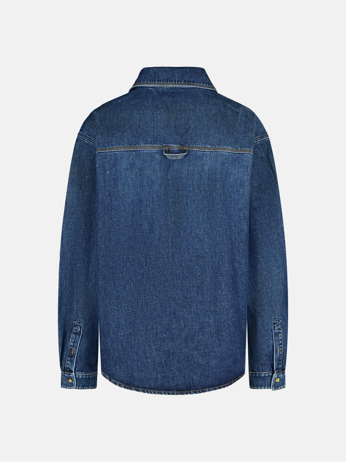 'JEANS' BLUE DENIM JACKET - 3
