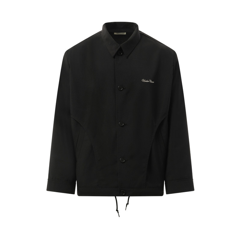 UNDERCOVER Logo Embroidery Blouson in Black outlook