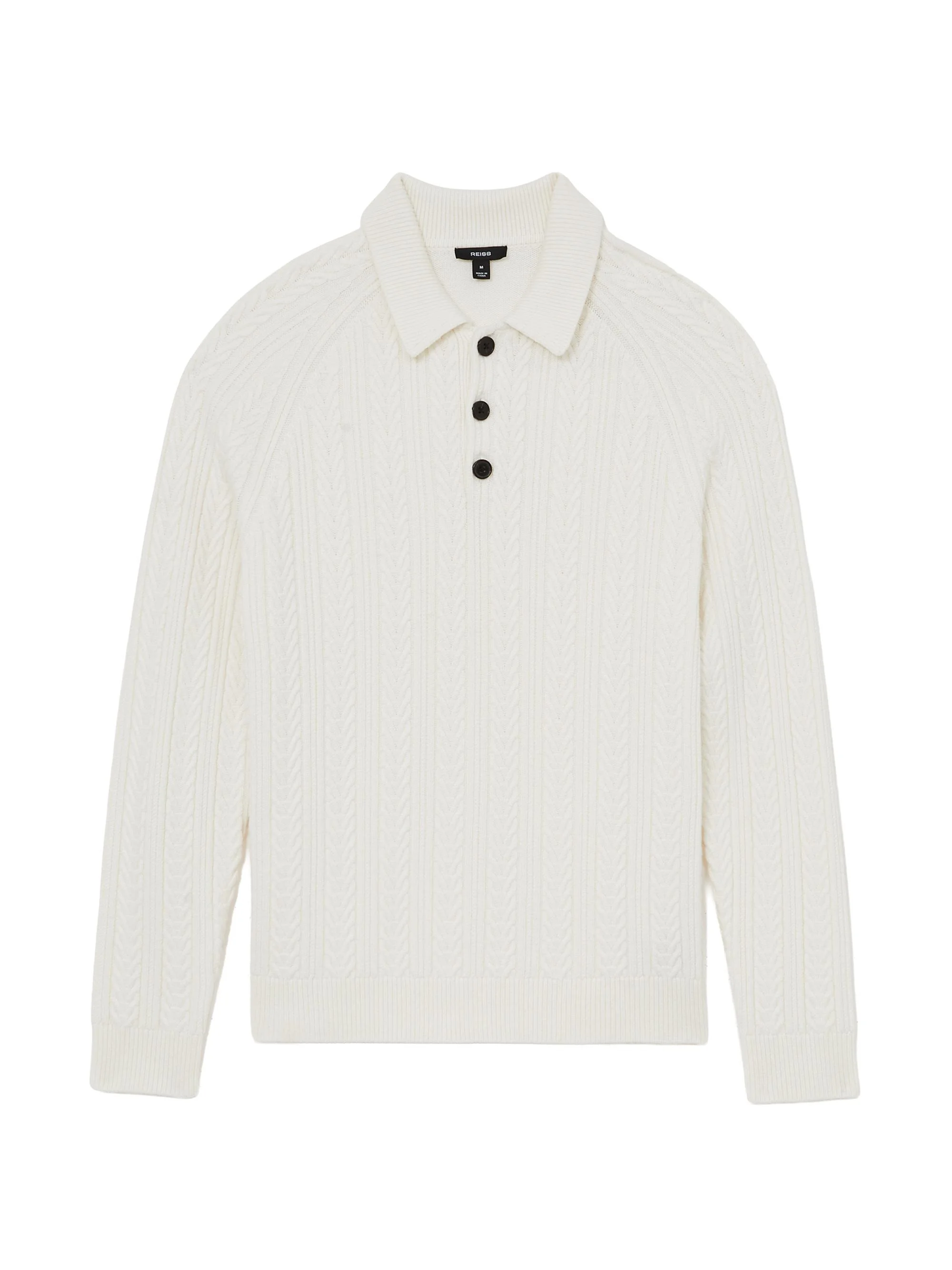 Men's Evesham Cable-Knit Sweater - Winter White - 1
