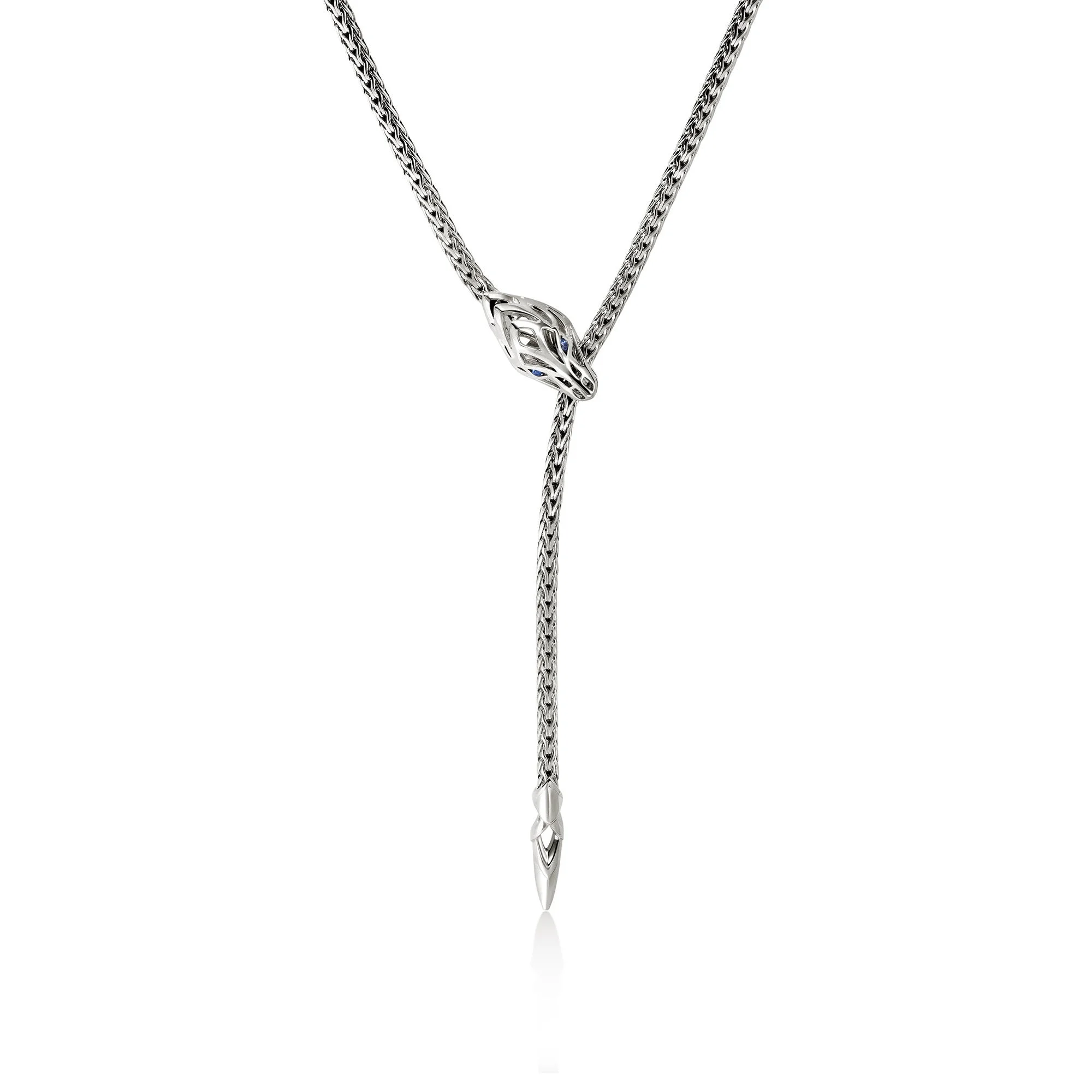 Naga Lariat, Sterling Silver, 2.5MM - 1