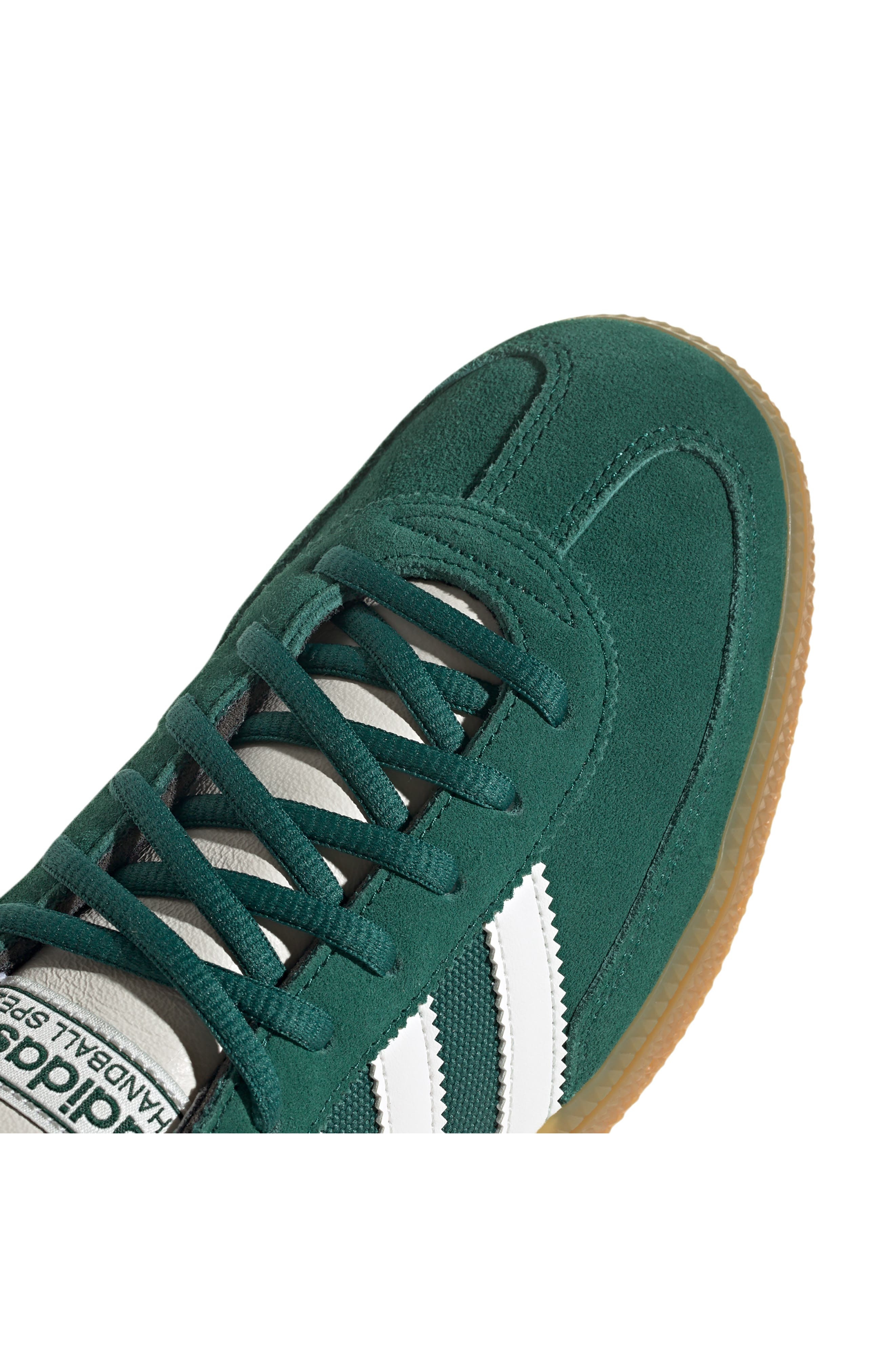 adidas Gender Inclusive Handball Spezial Sneaker in Green/Cloud White/White at Nordstrom - 7