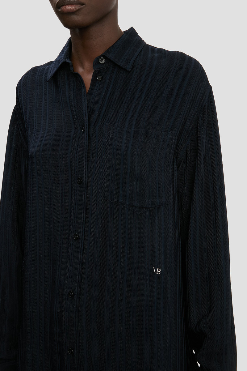 Pyjama Shirt In Navy 4